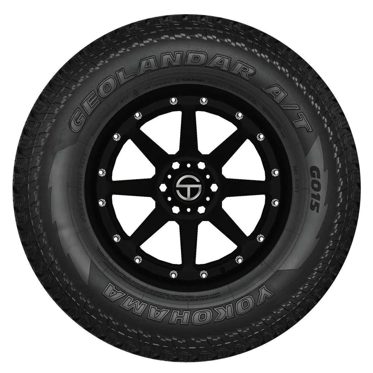 LT285/65R20/10 Yokohama Geolandar A/T G015 127S BW All Weather Tire - Gun Hill Tire House (WTW - WHOLESALE TIRES & WHEELS)