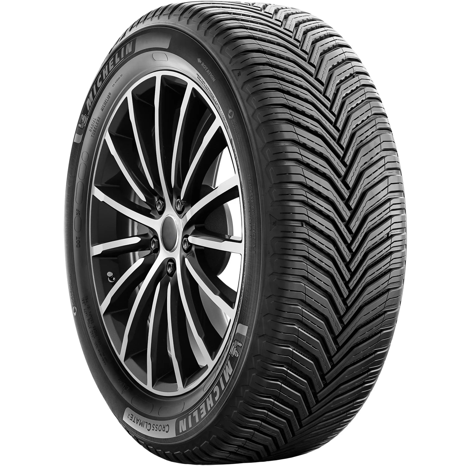 205/55R16 Michelin Crossclimate 2 91H as A/S Tire - Gun Hill Tire House (WTW - WHOLESALE TIRES & WHEELS)
