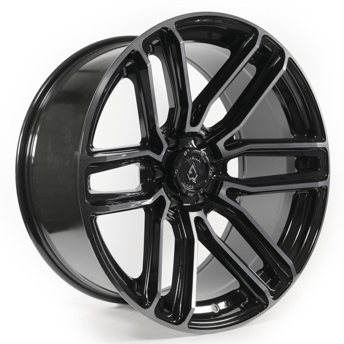 A111 ARENA 20x9 8x180 GLOSSY BLACK BRUSHED DDT FACE CLEAR - Gun Hill Tire House (WTW - WHOLESALE TIRES & WHEELS)