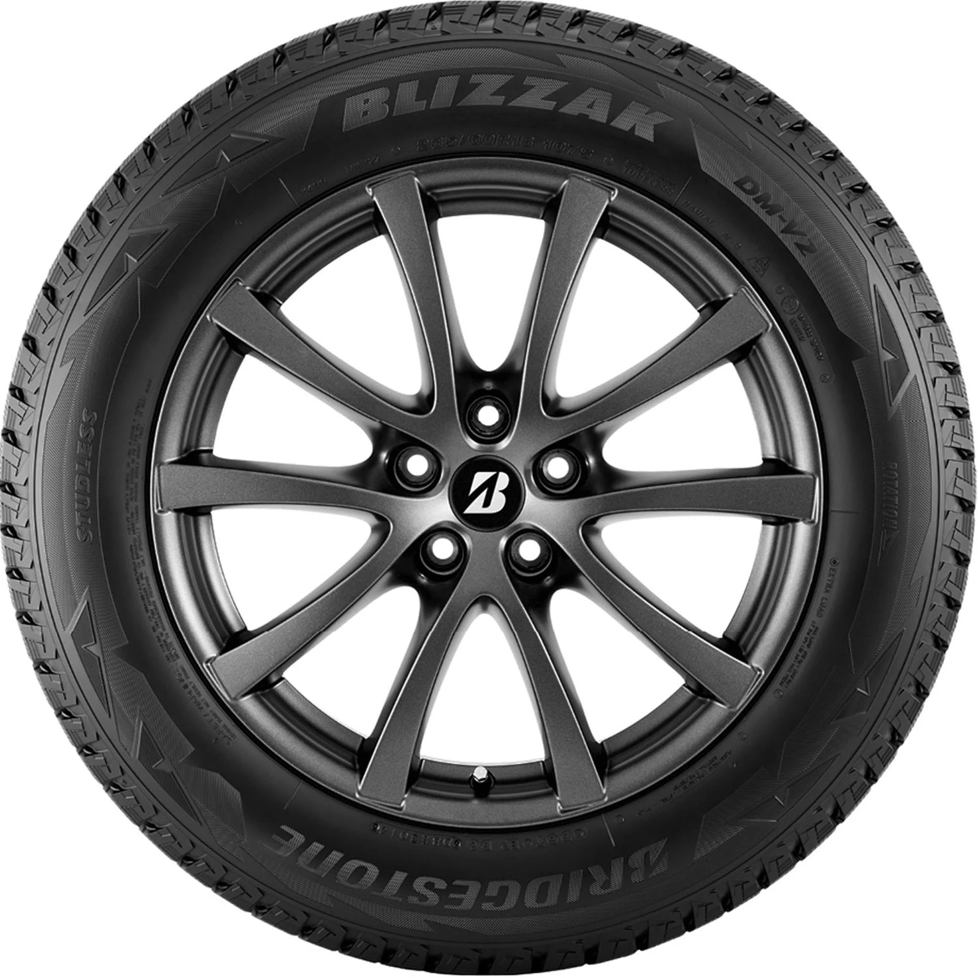 215/70R16 Bridgestone Blizzak DM - V2 Winter 100S Light Truck Tire - Gun Hill Tire House (WTW - WHOLESALE TIRES & WHEELS)
