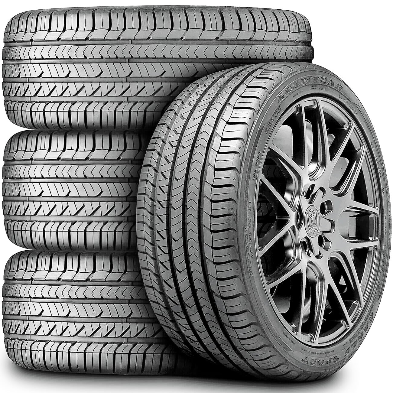 245/45R18 Goodyear Eagle Sport All - Season All Season 100H XL Passenger Tire - Gun Hill Tire House (WTW - WHOLESALE TIRES & WHEELS)