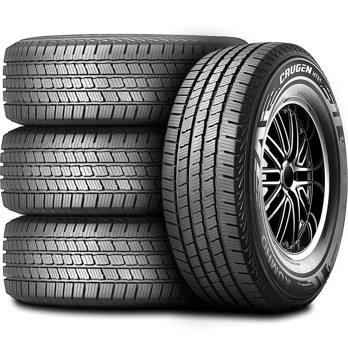245/60R18 Kumho Crugen HT51 All Season 105T Light Truck Tire - Gun Hill Tire House (WTW - WHOLESALE TIRES & WHEELS)
