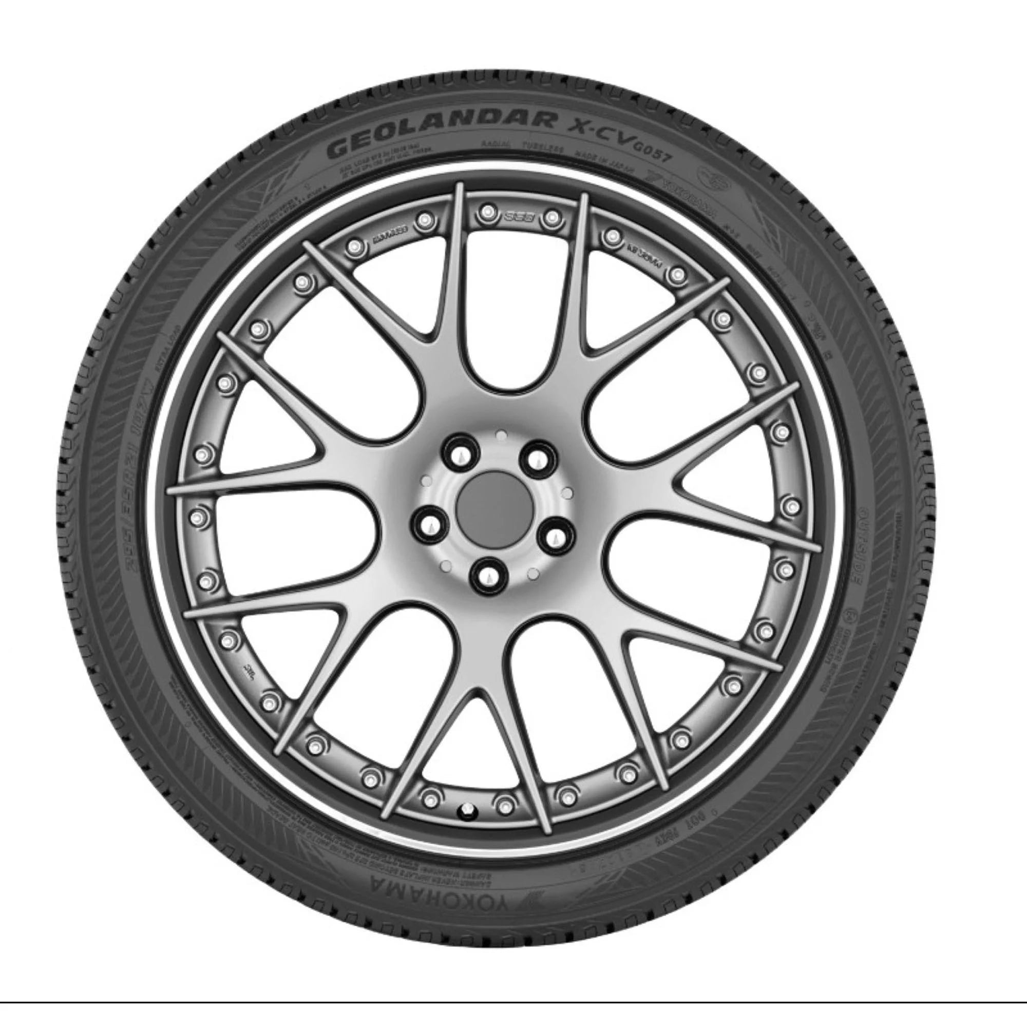 255/55R19 Yokohama Geolandar X - CV All Season 111W XL Suv/Crossover Tire - Gun Hill Tire House (WTW - WHOLESALE TIRES & WHEELS)