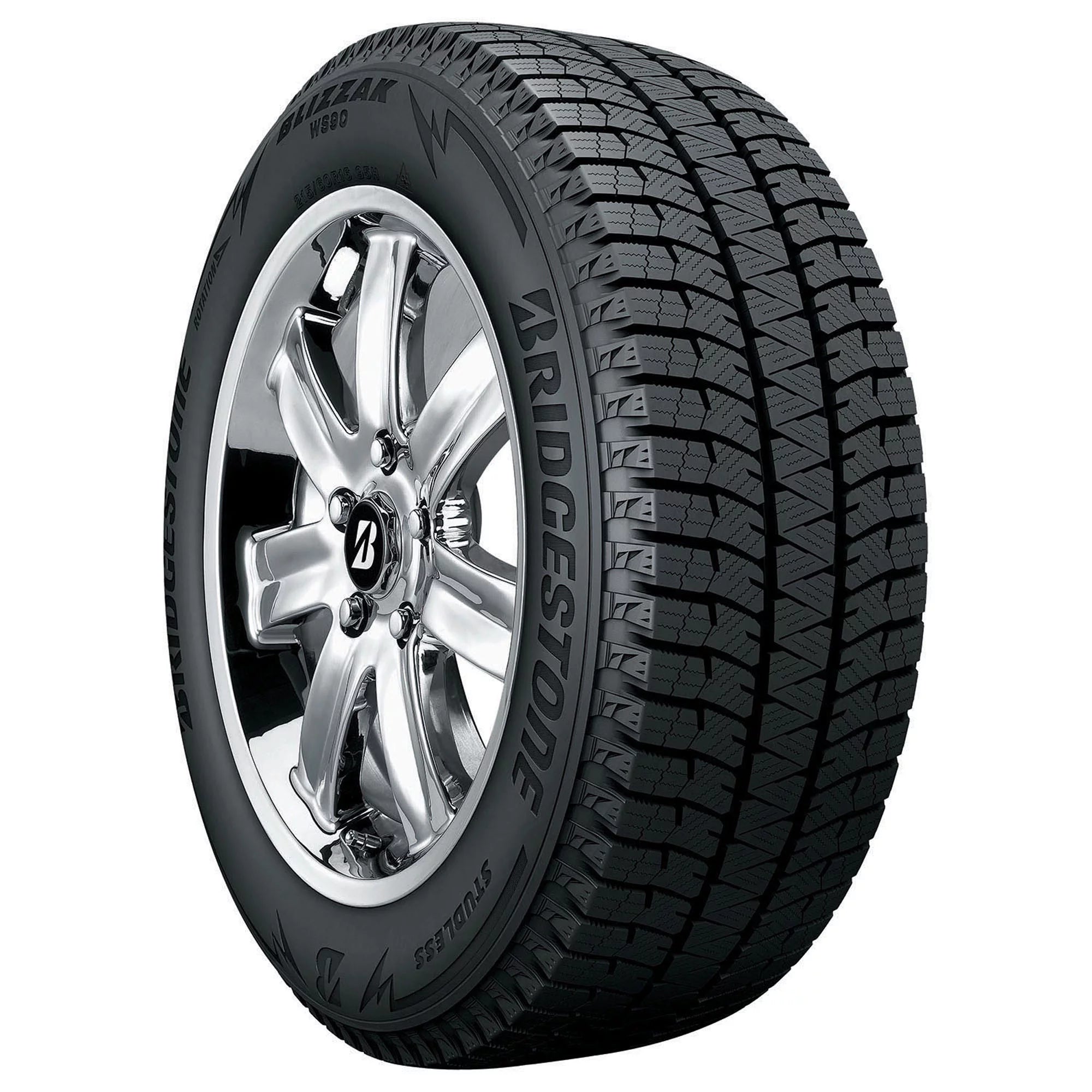 195/55R16 Bridgestone Blizzak WS90 Winter 87H Passenger Tire - Gun Hill Tire House (WTW - WHOLESALE TIRES & WHEELS)