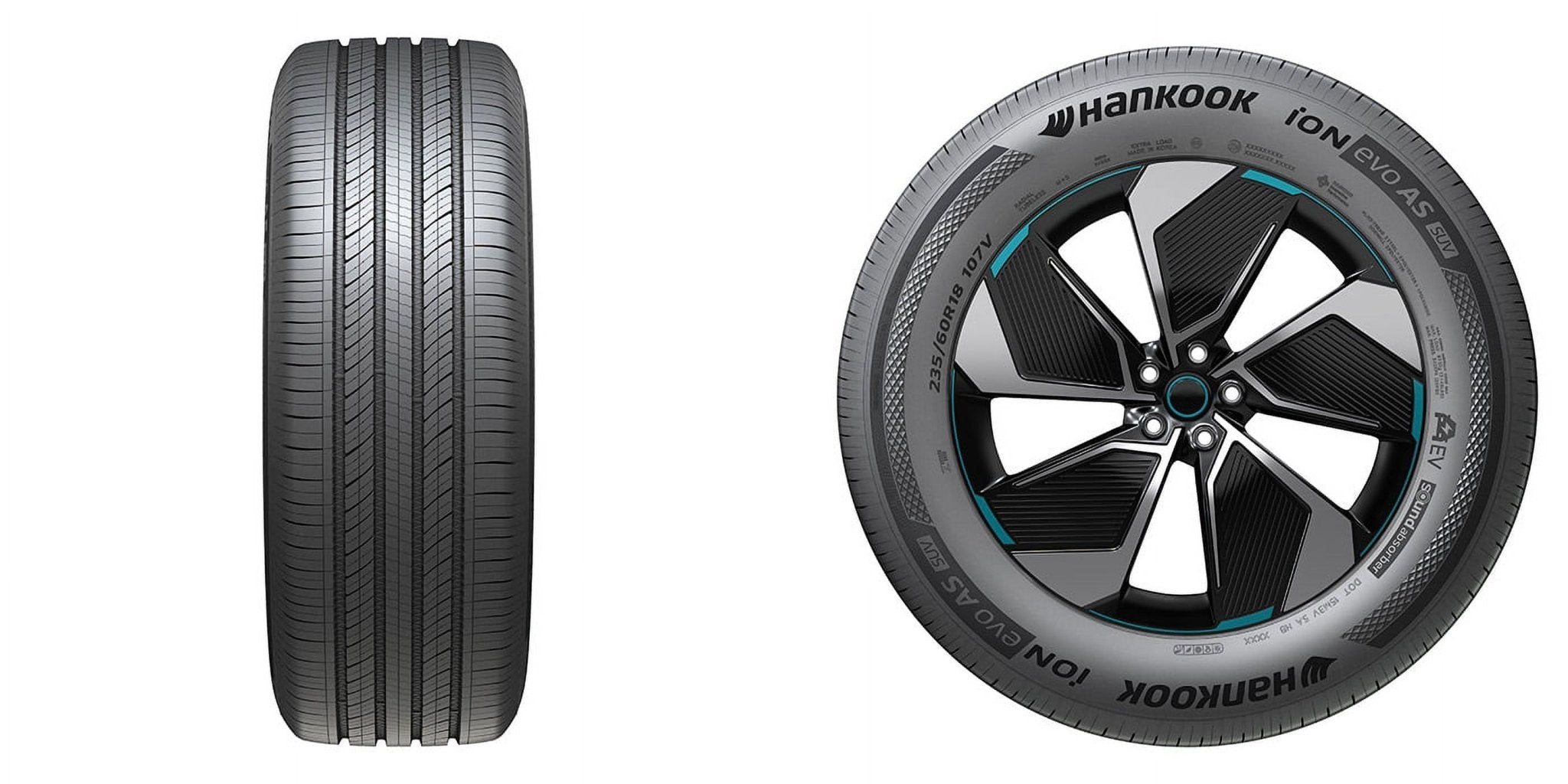 255/40R20XL Hankook Ion Evo as SUV 101W BSW - Gun Hill Tire House (WTW - WHOLESALE TIRES & WHEELS)