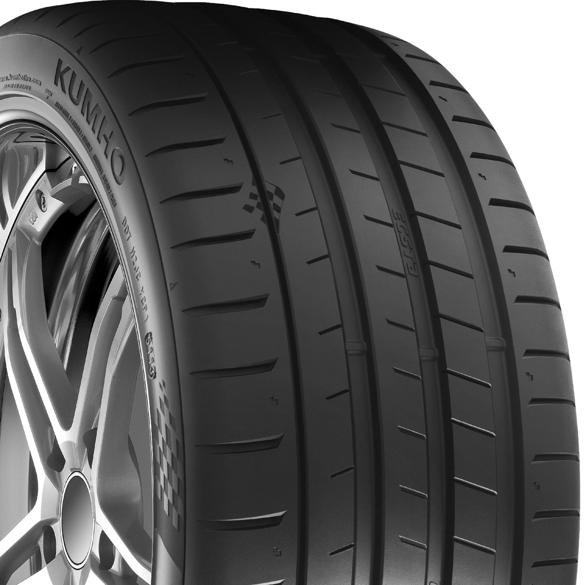 245/35ZR20 Kumho Ecsta PS91 UHP Summer (95Y) XL Passenger Tire - Gun Hill Tire House (WTW - WHOLESALE TIRES & WHEELS)