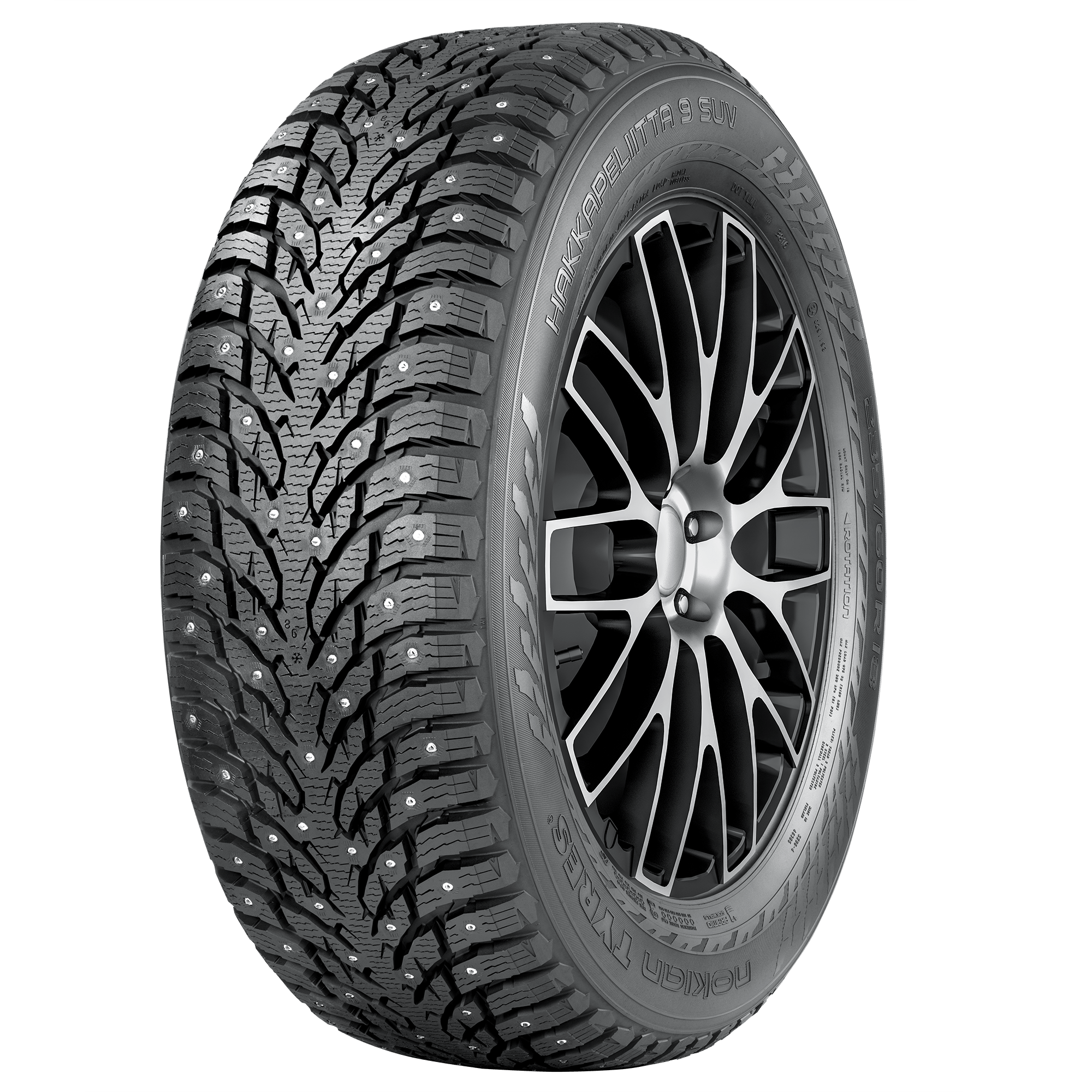 235/55R19 Nokian Hakkapeliitta 9 SUV Studded 105T - Gun Hill Tire House (WTW - WHOLESALE TIRES & WHEELS)