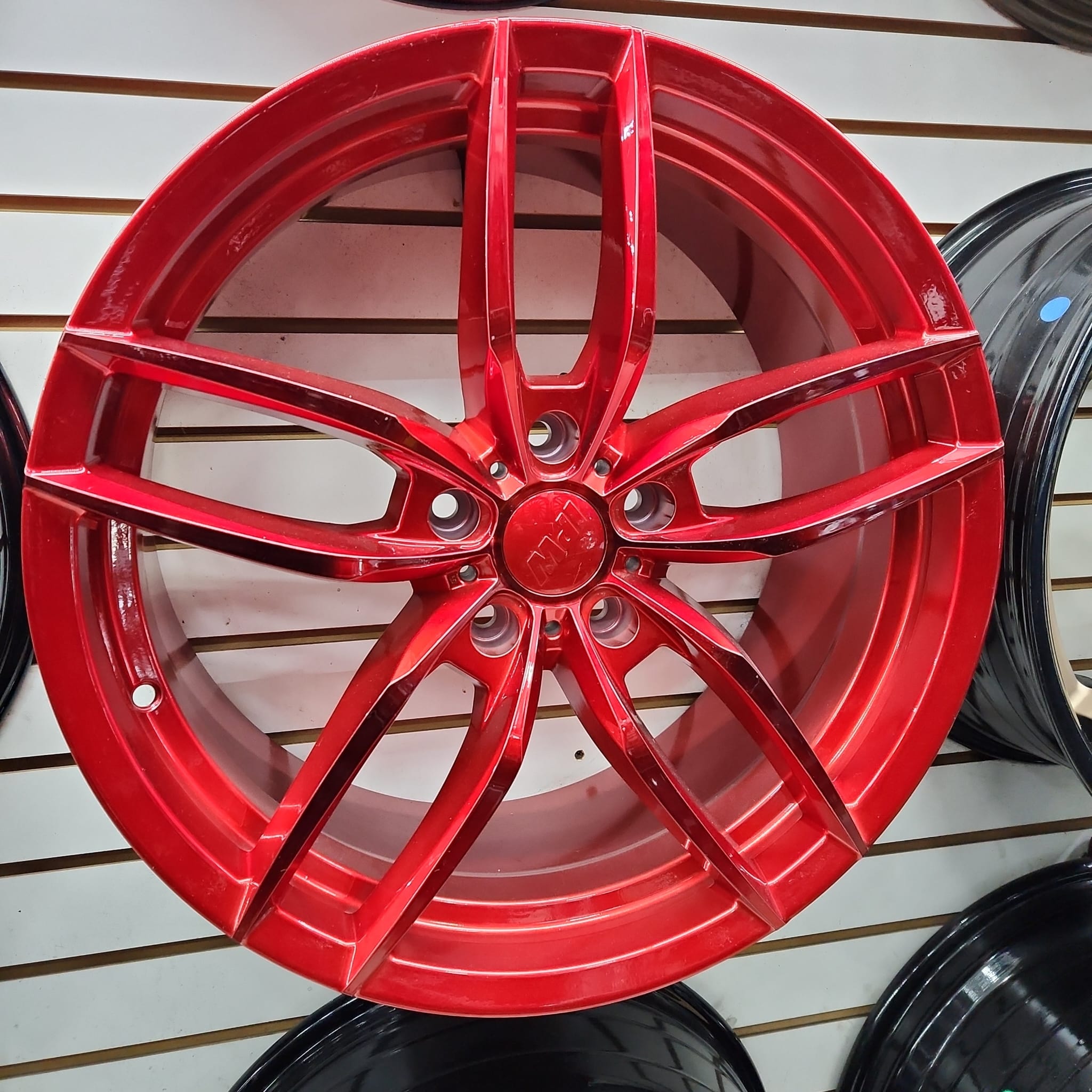 W528 19X8.5 5X120 RED - Gun Hill Tire House (WTW - WHOLESALE TIRES & WHEELS)