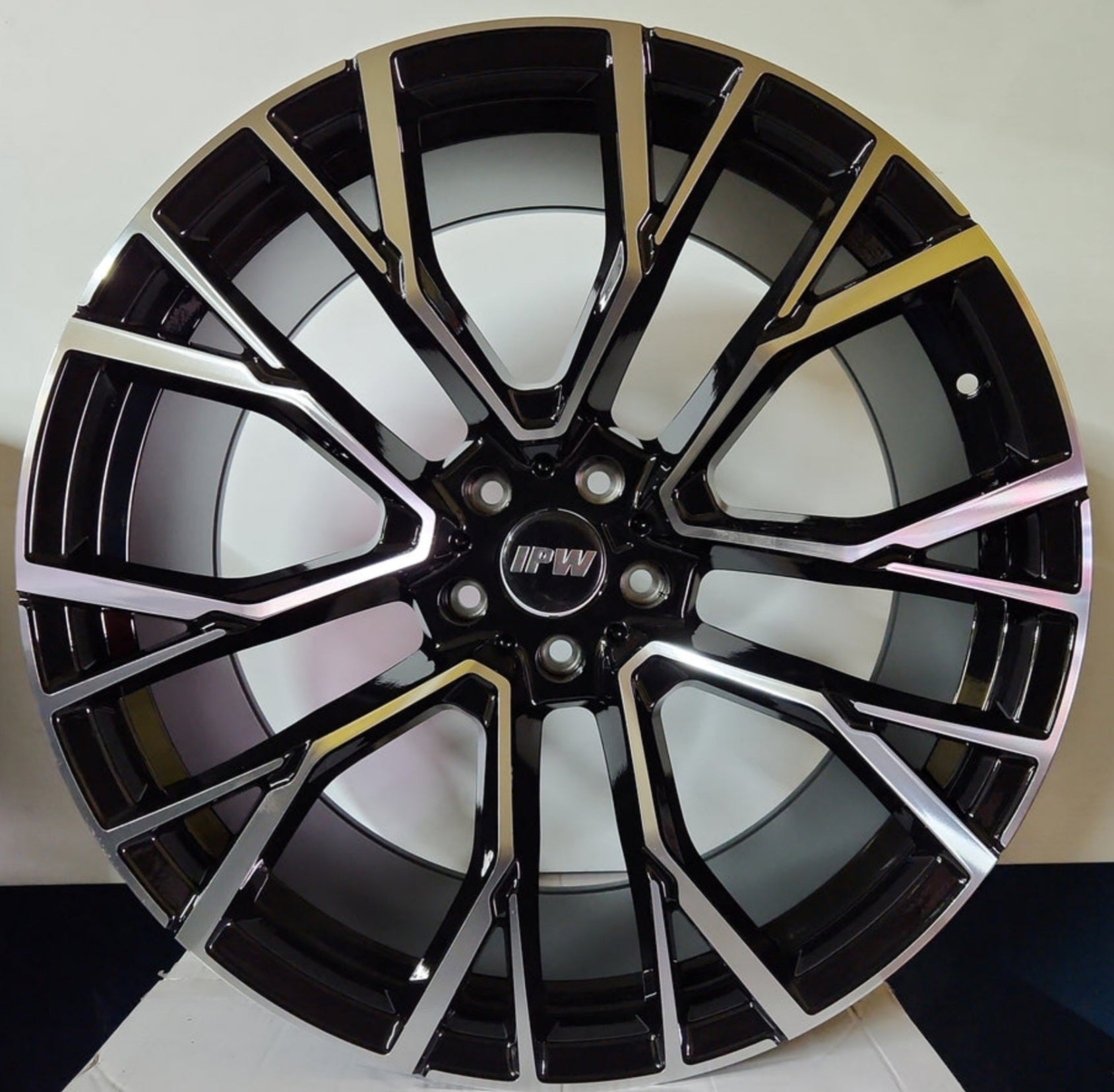 5482 RB91 22X10.5 5X120 BLACK MACHINED FACE - Gun Hill Tire House (WTW - WHOLESALE TIRES & WHEELS)