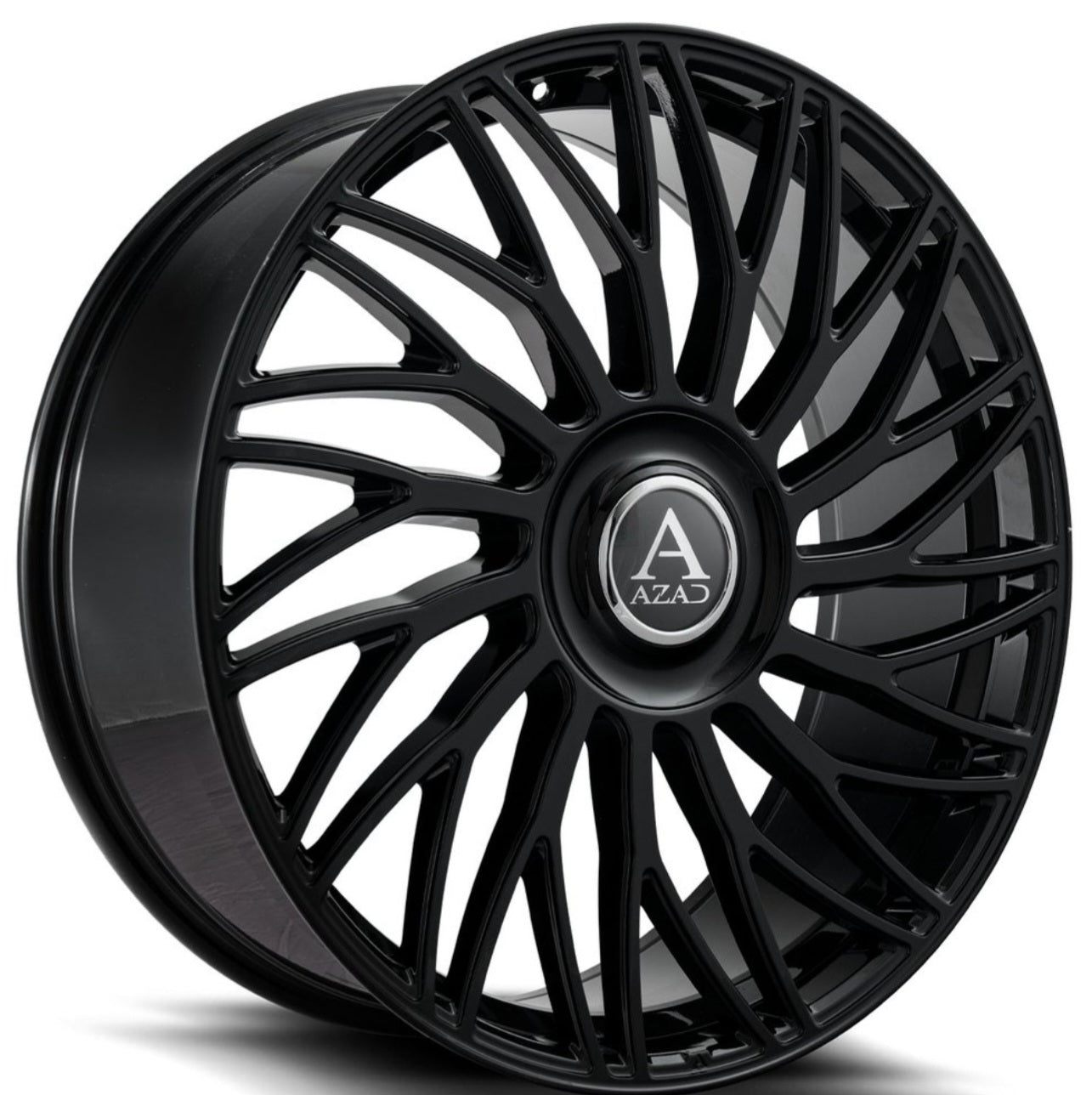AZAD AZ717 22X10.5 5X112 5X114.3 GLOSS BLACK - Gun Hill Tire House (WTW - WHOLESALE TIRES & WHEELS)
