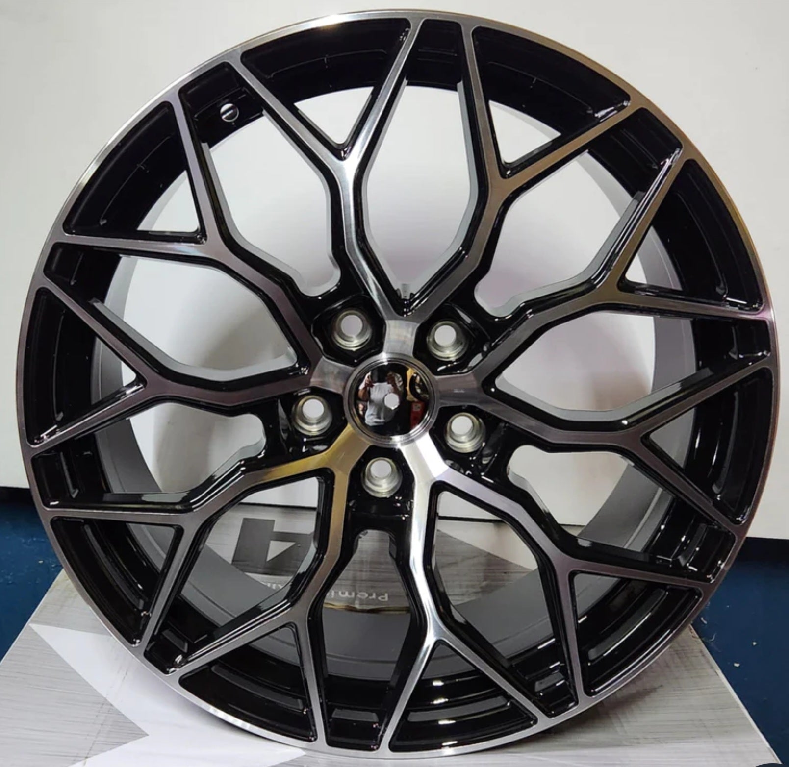 OE - 0319 SI01 19X9.5 5X112 BLACK MACHINED FACE - Gun Hill Tire House (WTW - WHOLESALE TIRES & WHEELS)