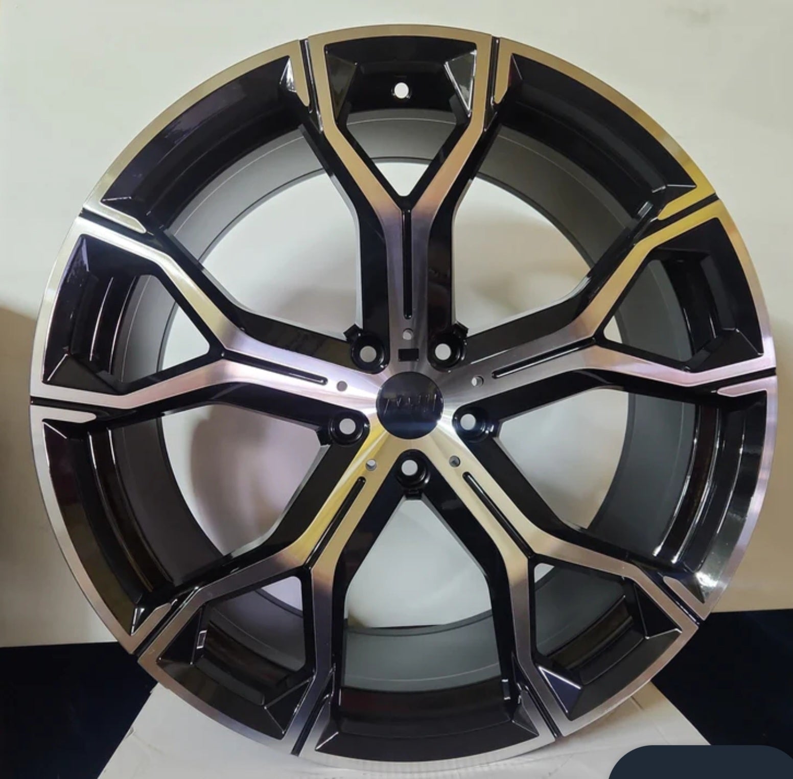 W702 20x10.5 5X120 BLACK MACHINED FACE - Gun Hill Tire House (WTW - WHOLESALE TIRES & WHEELS)