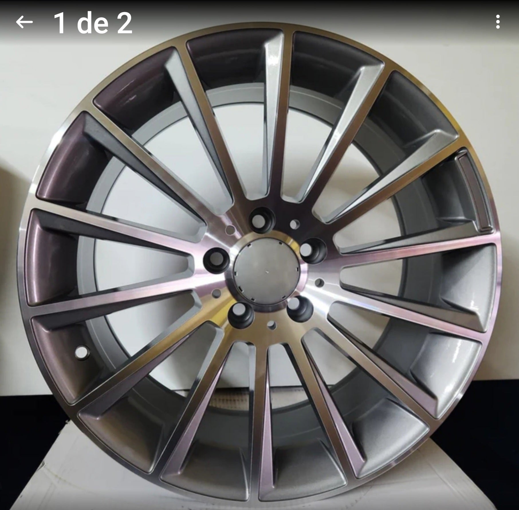 WCL102 WHEELS 20X9.5 5X112 GLOSSY GUN METAL MACHINE - Gun Hill Tire House (WTW - WHOLESALE TIRES & WHEELS)