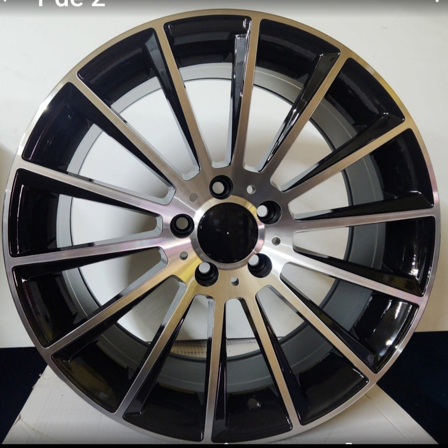 WCL102 WHEELS 20x8.5 5X112 GLOSSY BLAK MACHINE - Gun Hill Tire House (WTW - WHOLESALE TIRES & WHEELS)