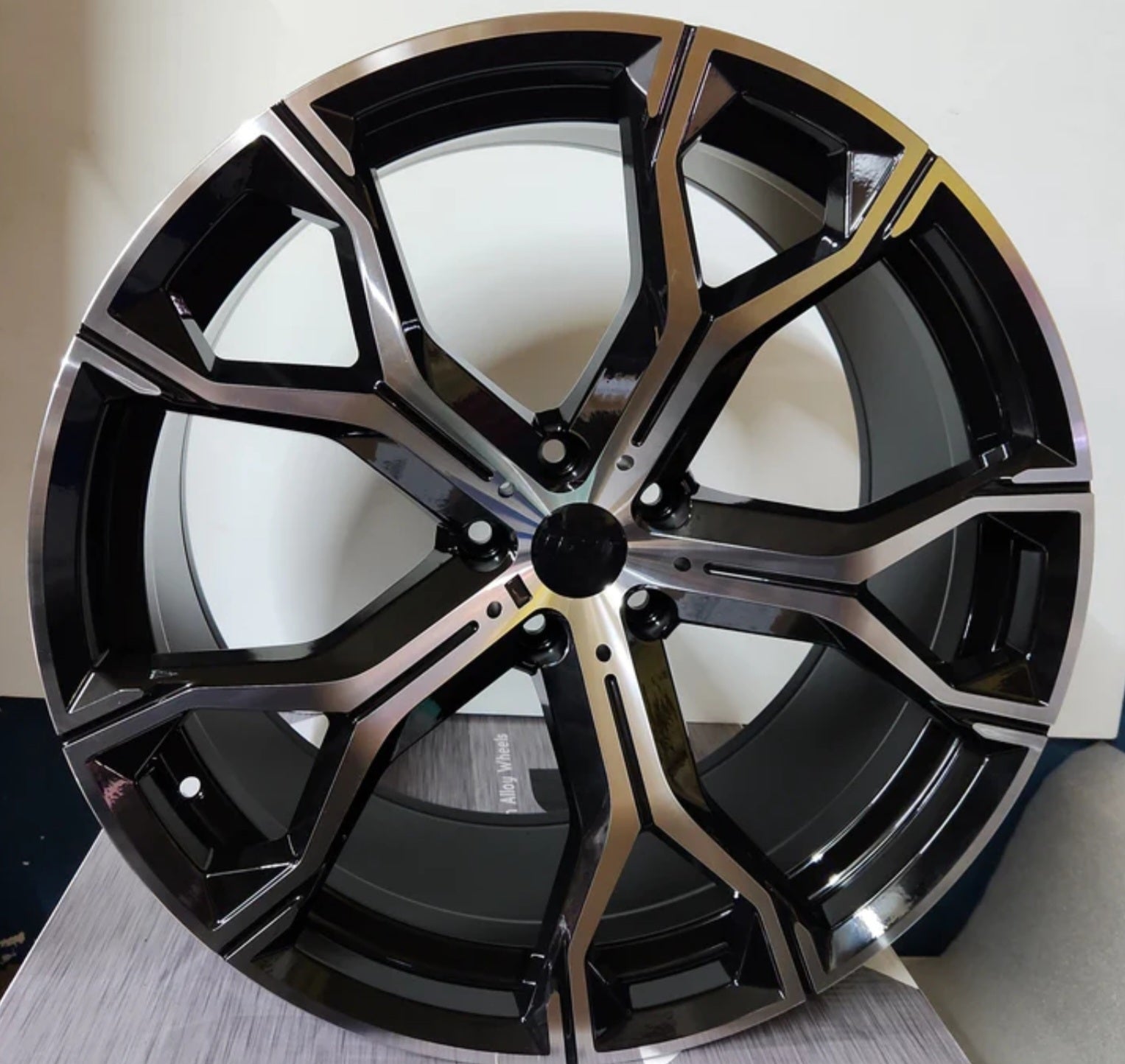 W702 20X10.5 5X112 BLACK MACHINE - Gun Hill Tire House (WTW - WHOLESALE TIRES & WHEELS)