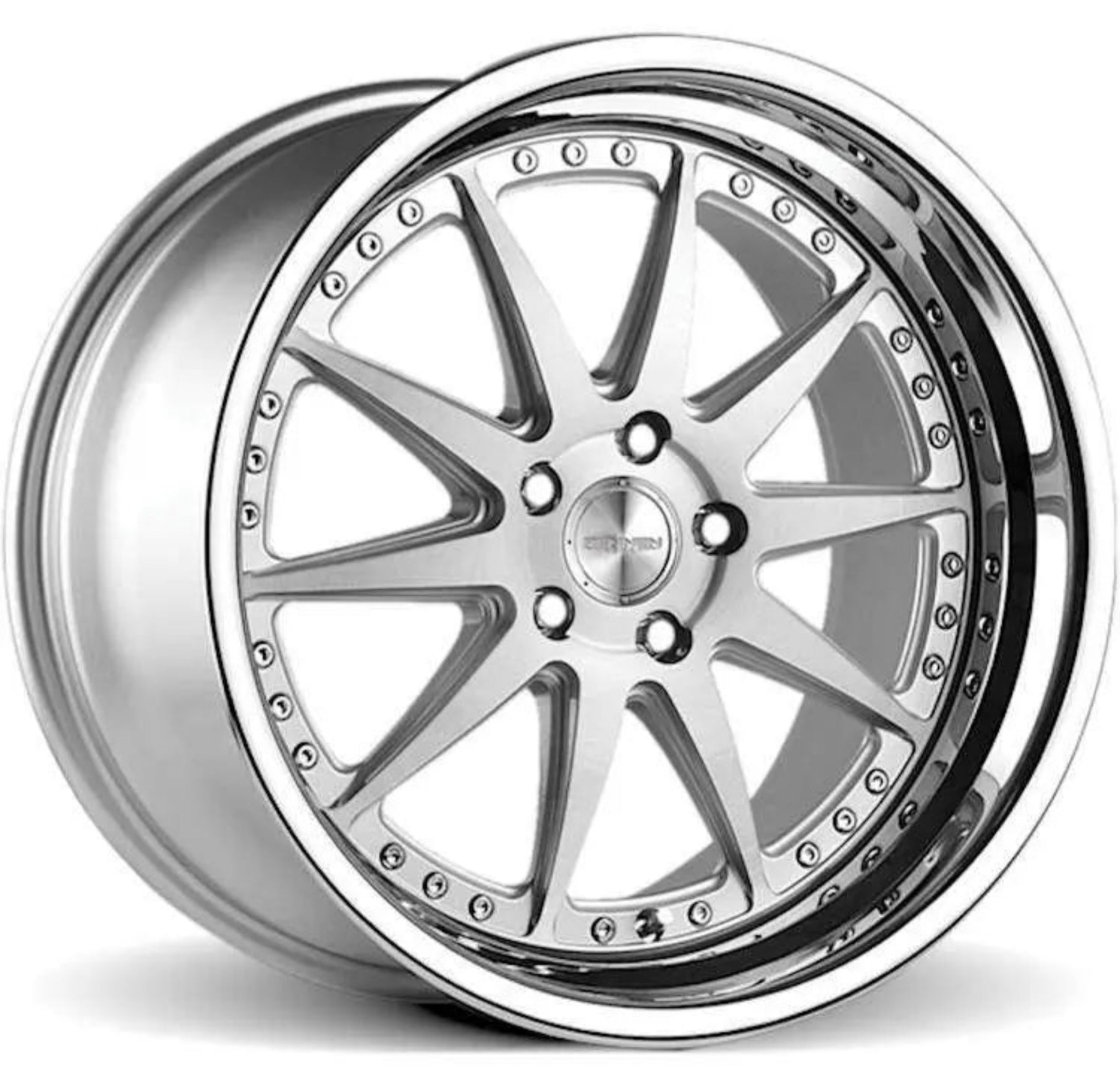 RENNEN CSL1 20x10 BLANK (5x112 - 5x120) SILVER BRUSHED CHROME SSL LIP - Gun Hill Tire House (WTW - WHOLESALE TIRES & WHEELS)