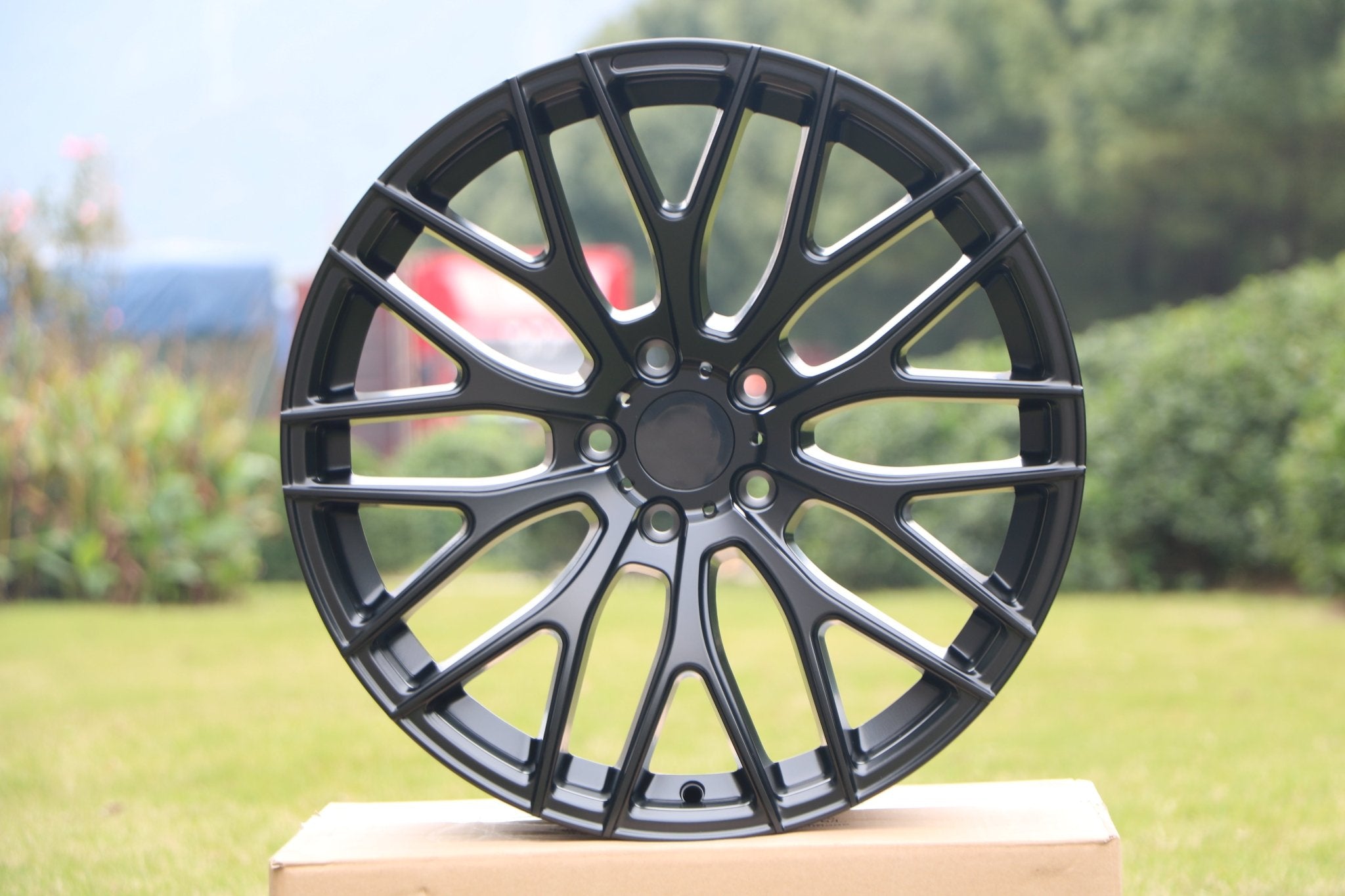 W008 Satin Black 19x9.5 ET35 5x120 CB72.56 - Gun Hill Tire House (WTW - WHOLESALE TIRES & WHEELS)