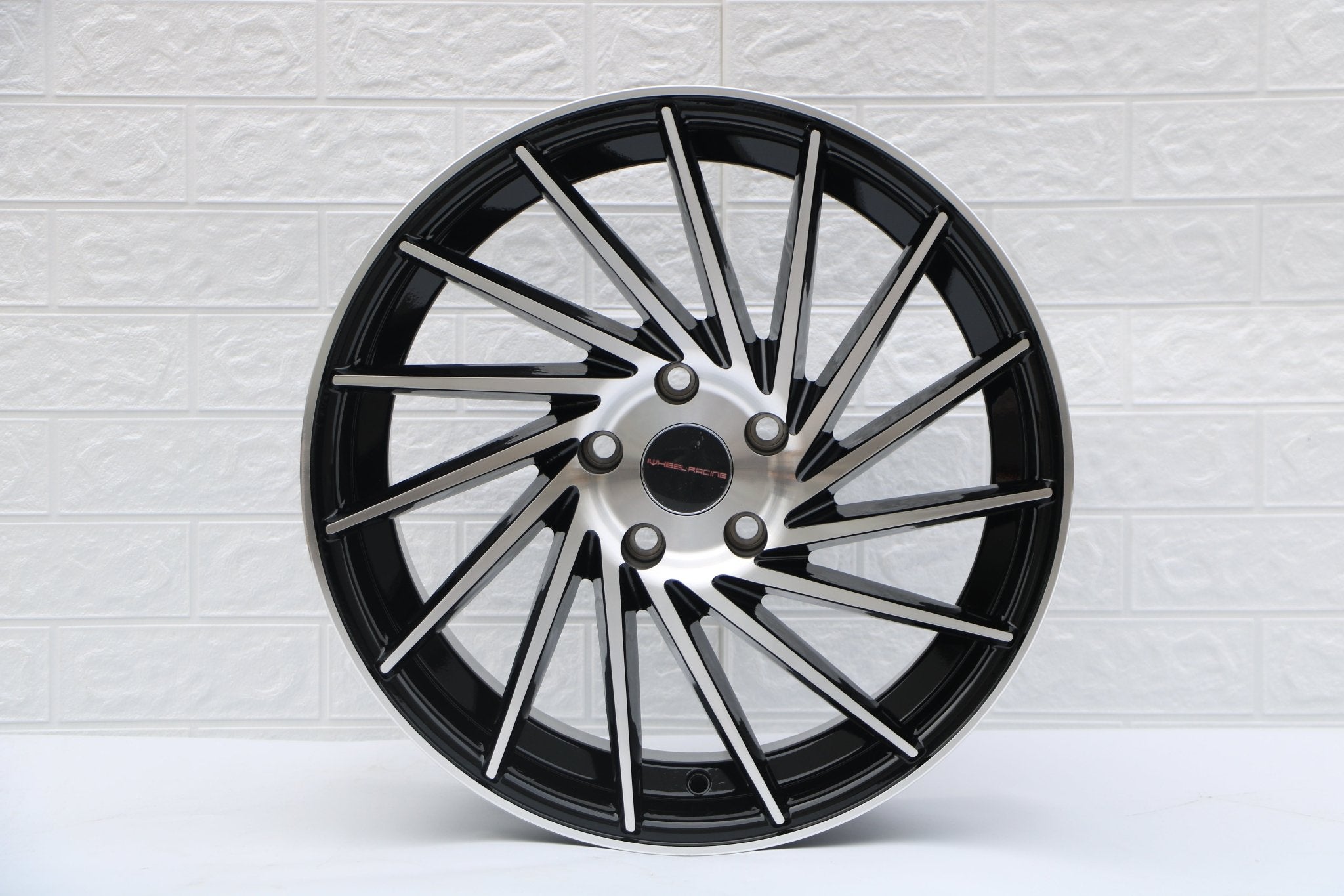 W020 Black Machined Face 18x8.0 ET35 5x114.3 CB73.1 IV - 1179 - Gun Hill Tire House (WTW - WHOLESALE TIRES & WHEELS)