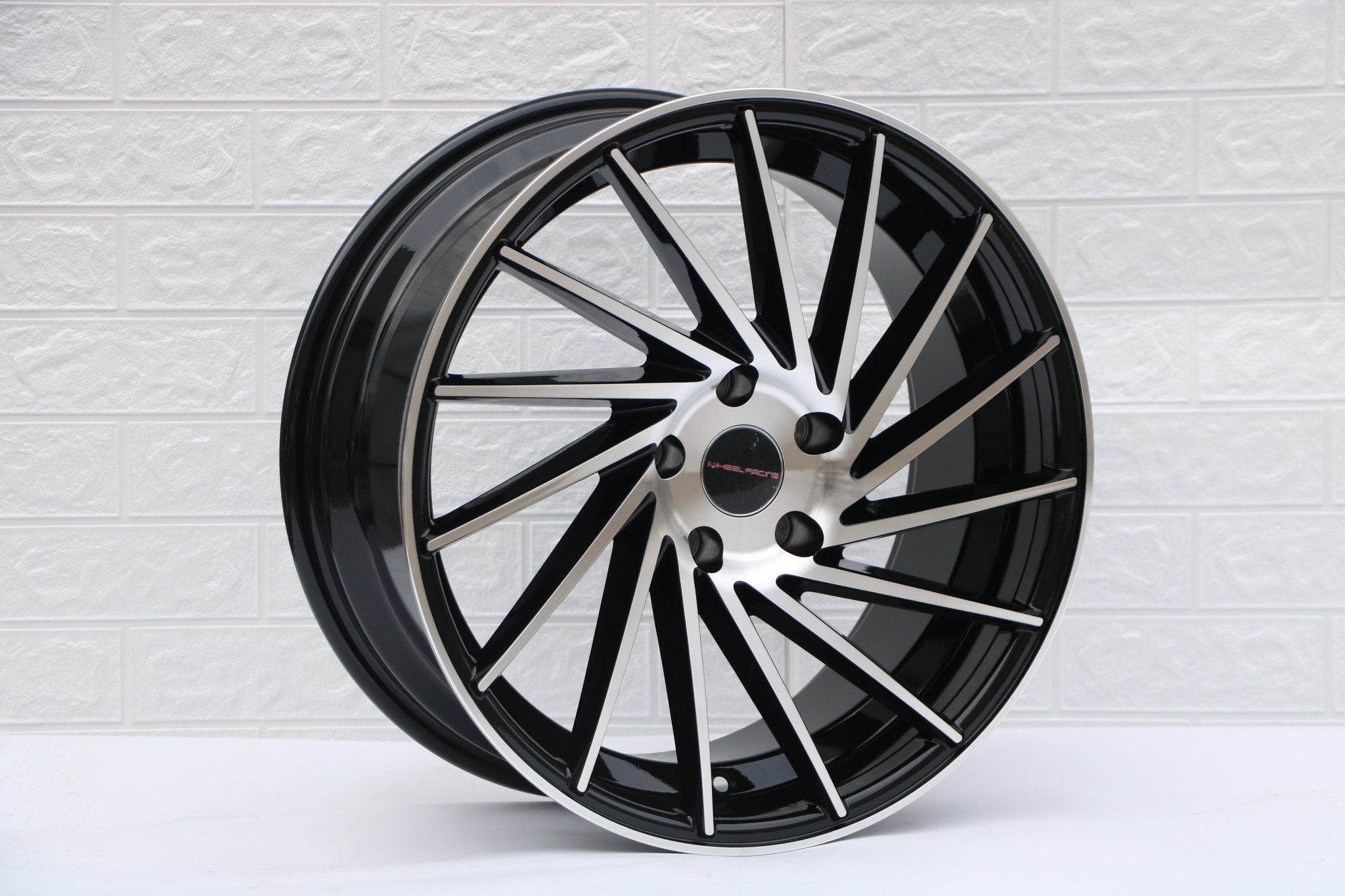 W020 Black Machined Face 18x8.0 ET35 5x114.3 CB73.1 IV - 1179 - Gun Hill Tire House (WTW - WHOLESALE TIRES & WHEELS)