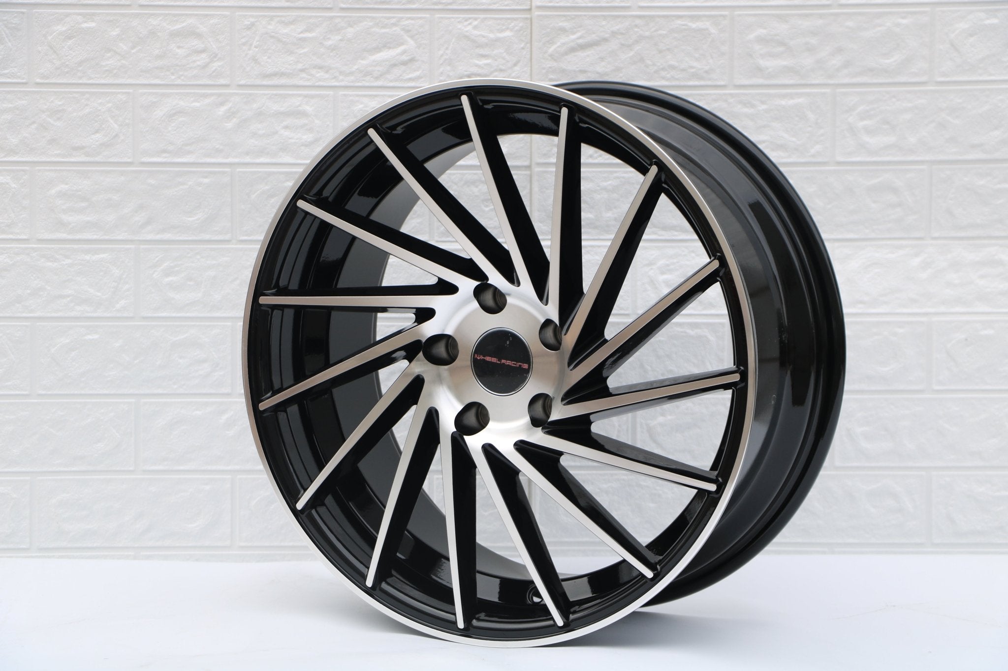 W020 Black Machined Face 18x8.0 ET35 5x114.3 CB73.1 IV - 1179 - Gun Hill Tire House (WTW - WHOLESALE TIRES & WHEELS)