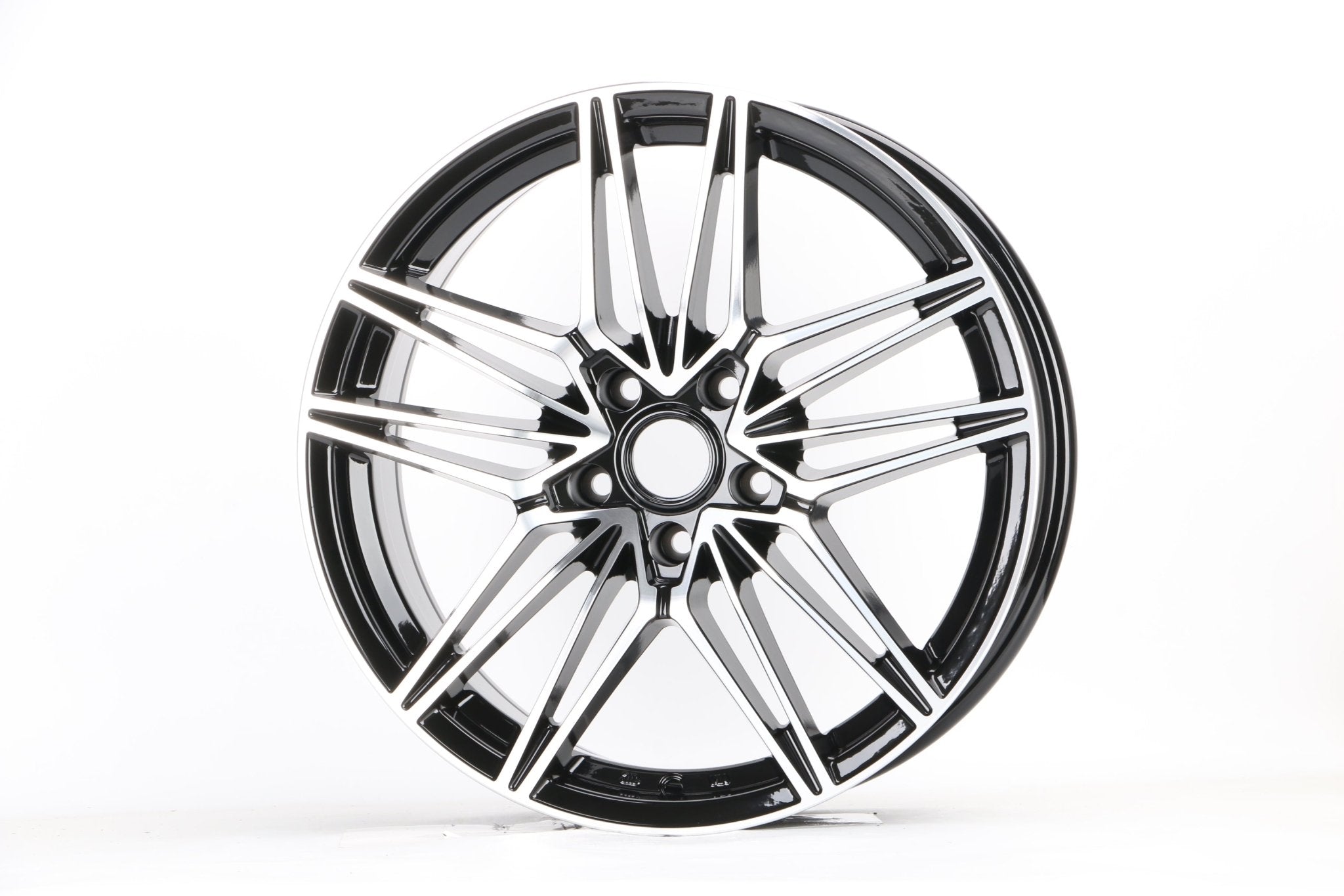 W102 1861 Black Machined Face 17x7.5 ET35 5x113 CB73.1 C030IPW - B - Gun Hill Tire House (WTW - WHOLESALE TIRES & WHEELS)