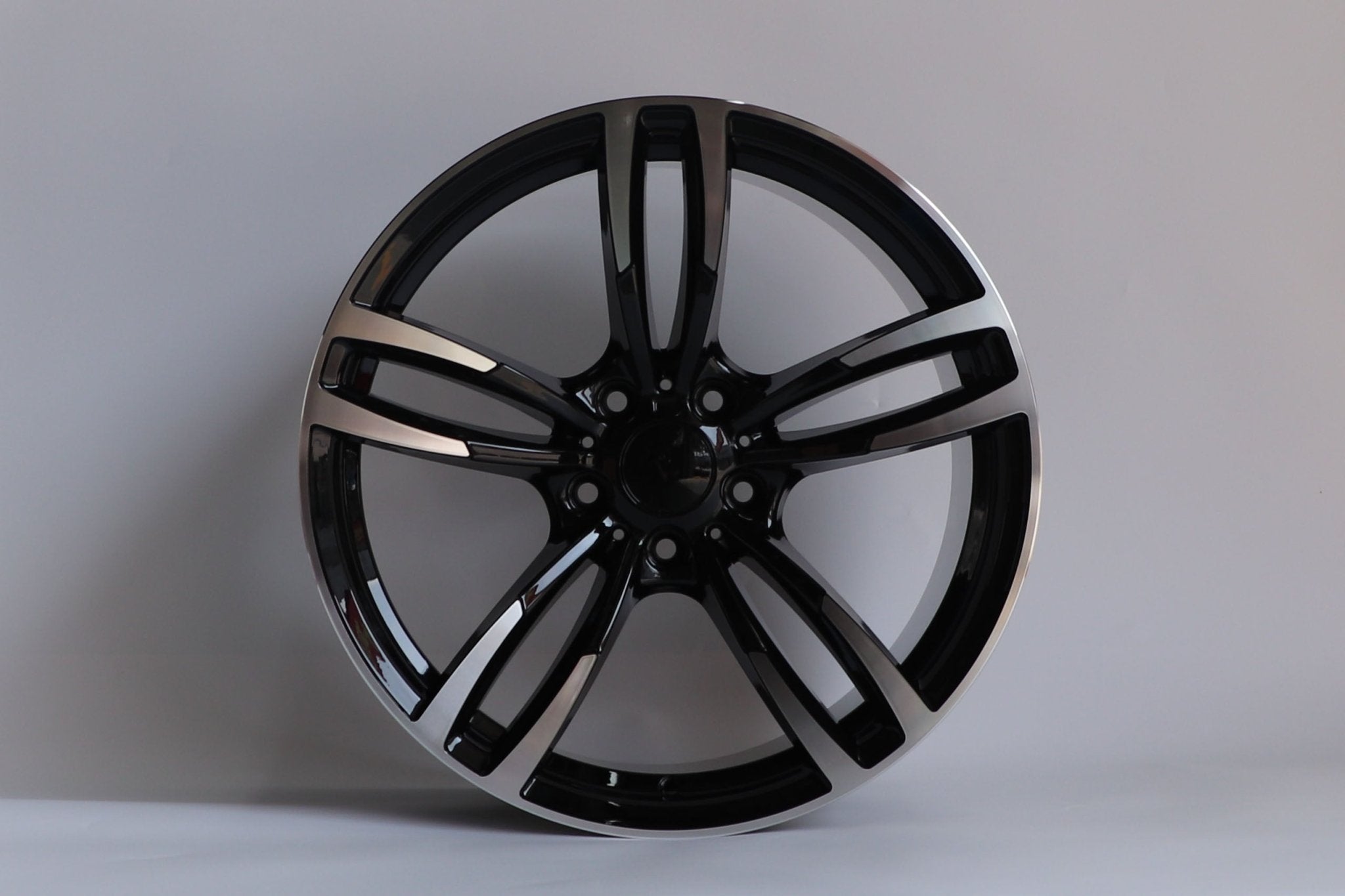 W1121 Black Machined Face 19x9.5 ET35 5x120 CB72.56 C956 - B - Gun Hill Tire House (WTW - WHOLESALE TIRES & WHEELS)