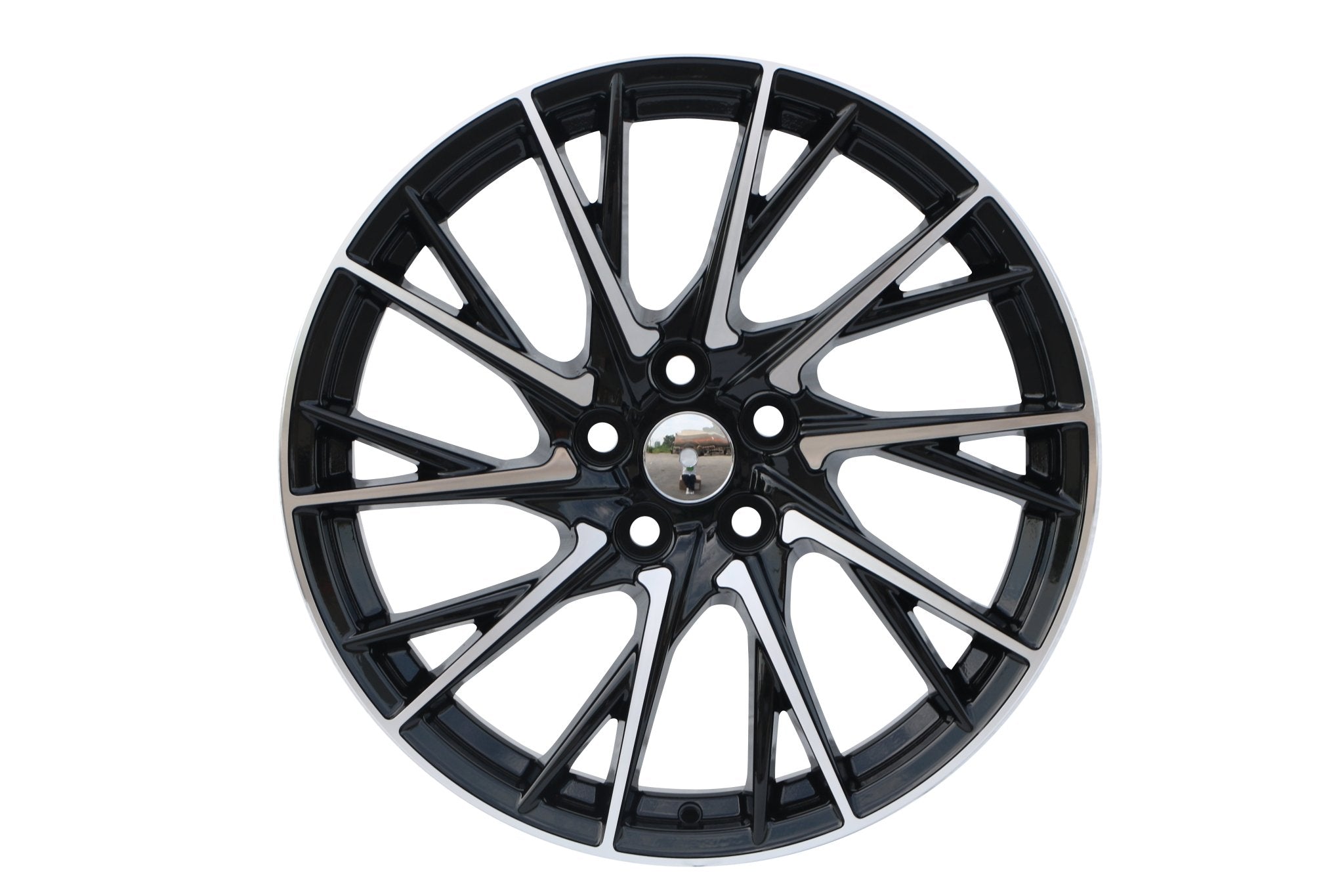 W205 1151 Black Machined Face 19x7.5 ET35 5x114.3 CB60.1 - Gun Hill Tire House (WTW - WHOLESALE TIRES & WHEELS)