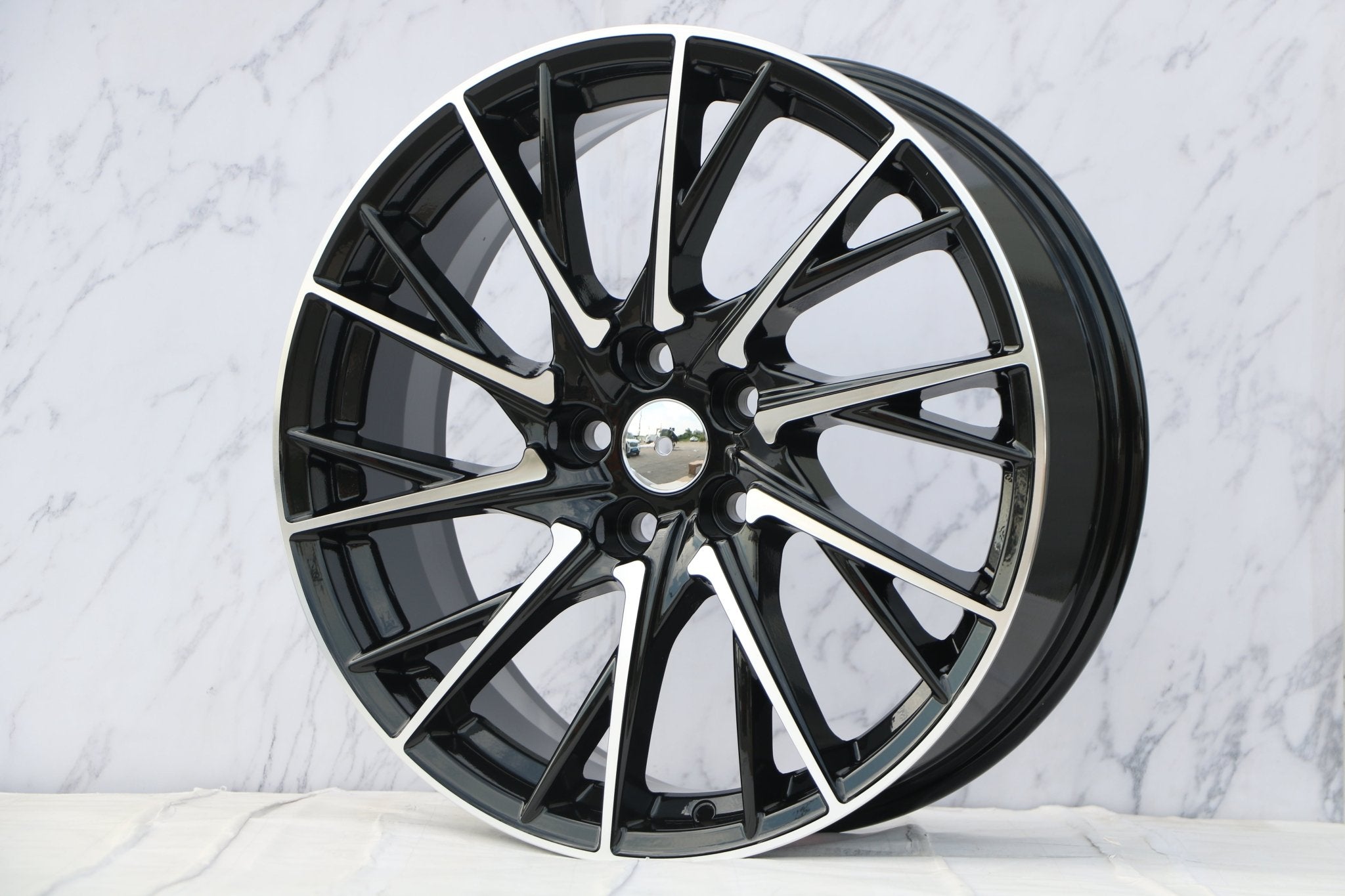 W205 1151 Black Machined Face 19x7.5 ET35 5x114.3 CB60.1 - Gun Hill Tire House (WTW - WHOLESALE TIRES & WHEELS)