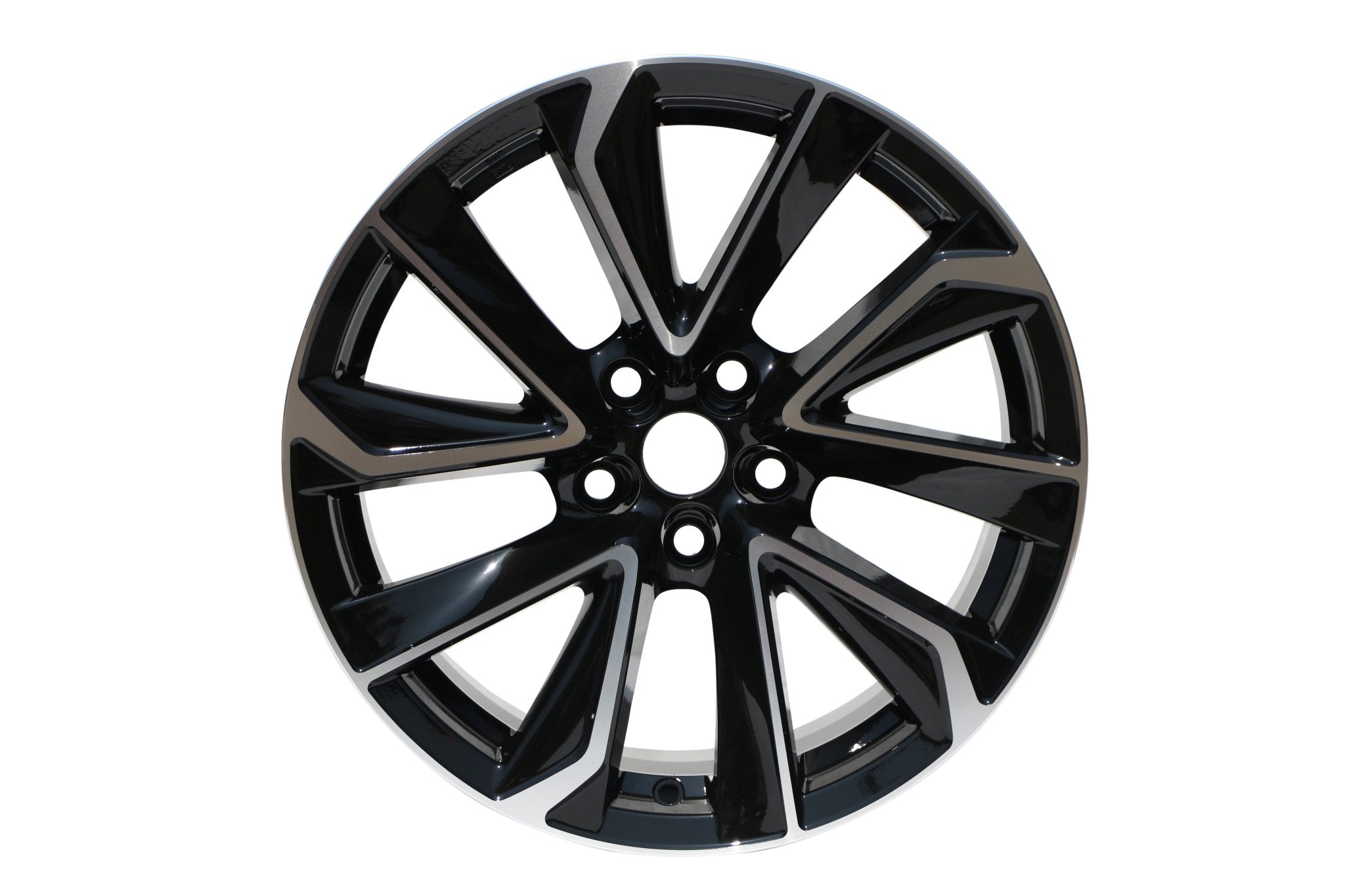 W254 D2038 Black Machined Face 18x8.0 ET40 CB73.1 5x114.3 - Gun Hill Tire House (WTW - WHOLESALE TIRES & WHEELS)