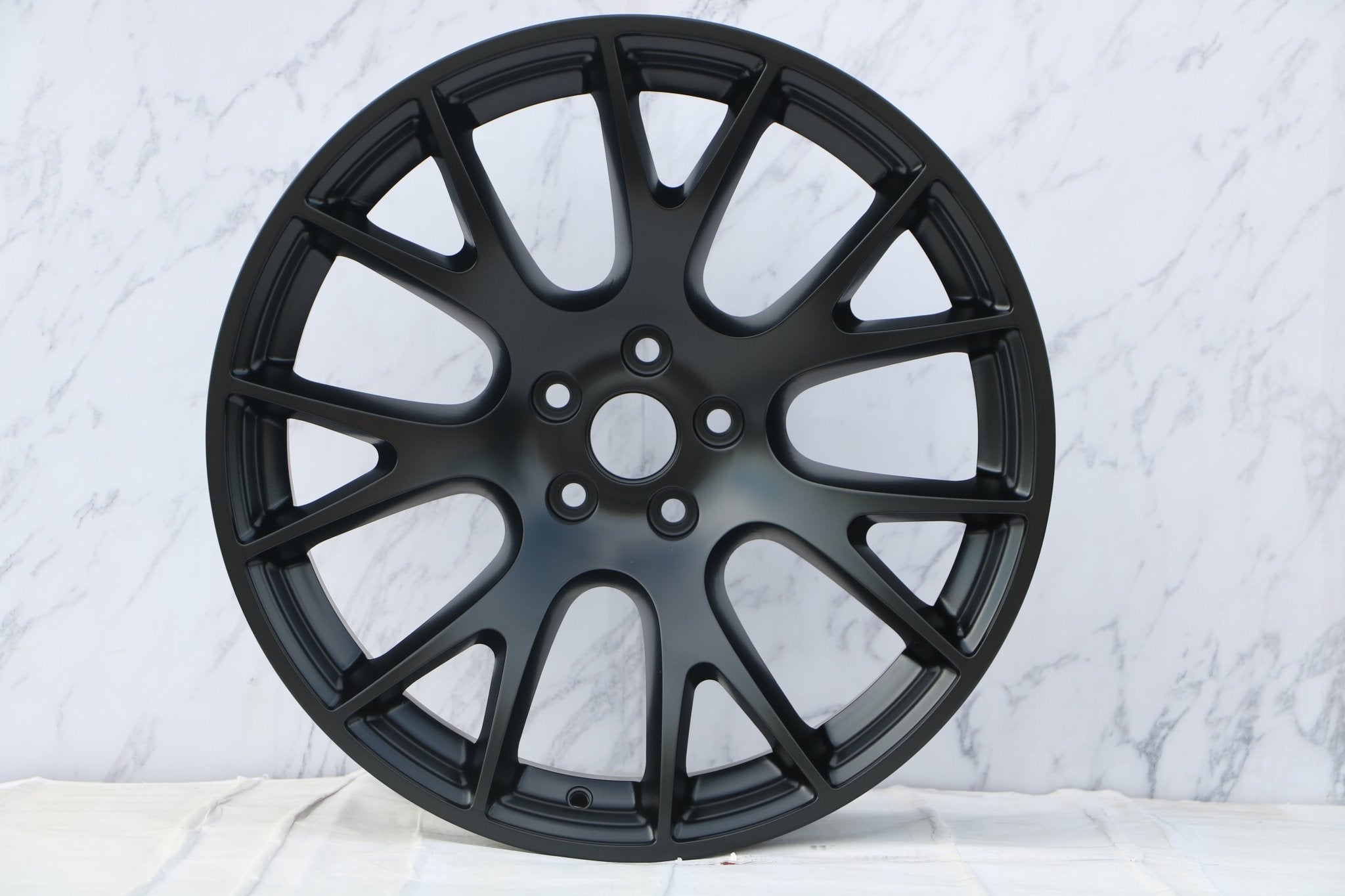 W598 1523 Satin Black 20x9.0 ET 20 CB71.5 5x115 C1288 - 01 LA5B - Gun Hill Tire House (WTW - WHOLESALE TIRES & WHEELS)