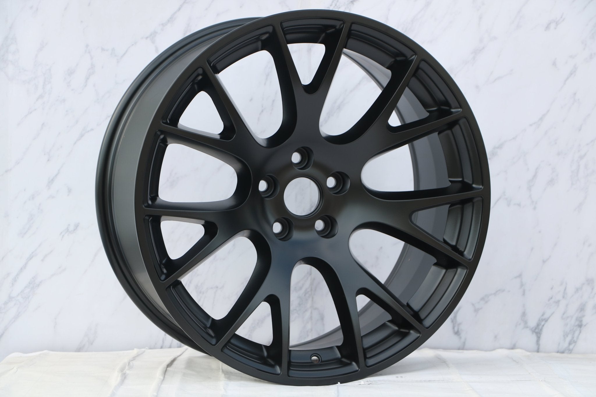 W598 1523 Satin Black 20x9.0 ET 20 CB71.5 5x115 C1288 - 01 LA5B - Gun Hill Tire House (WTW - WHOLESALE TIRES & WHEELS)