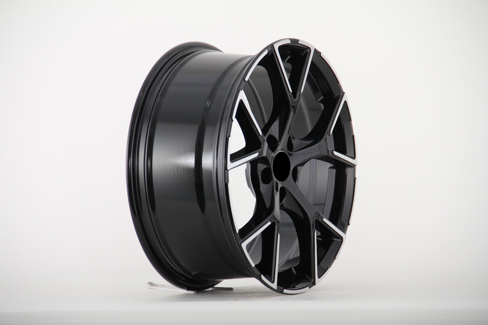 W632 6131 Black Machined Face 19x8.0 ET45 5x112 CB66.45 - Gun Hill Tire House (WTW - WHOLESALE TIRES & WHEELS)