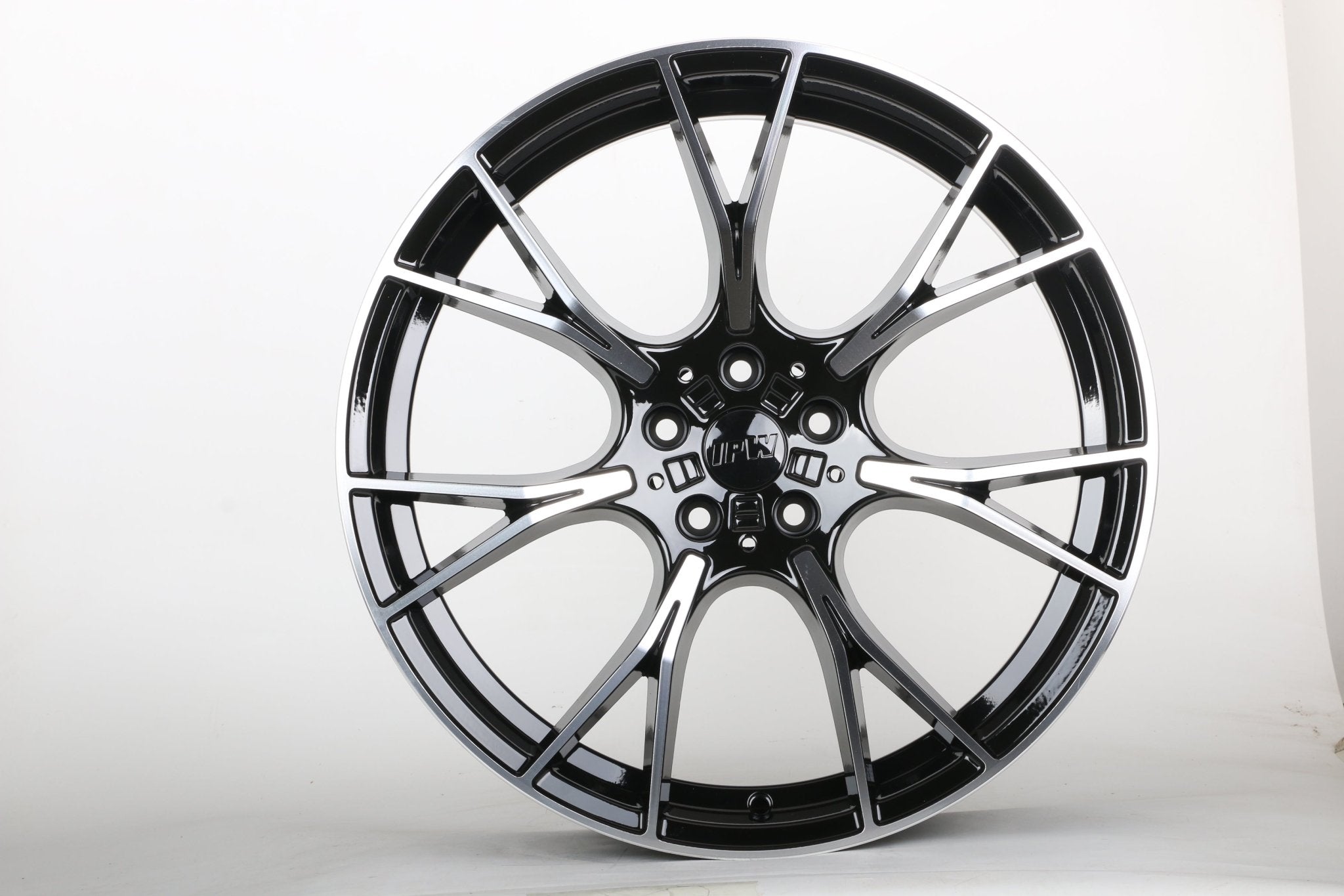 W712 1617 Black Machined Face 20x9.5 ET35 5x120 CB72.56 - Gun Hill Tire House (WTW - WHOLESALE TIRES & WHEELS)
