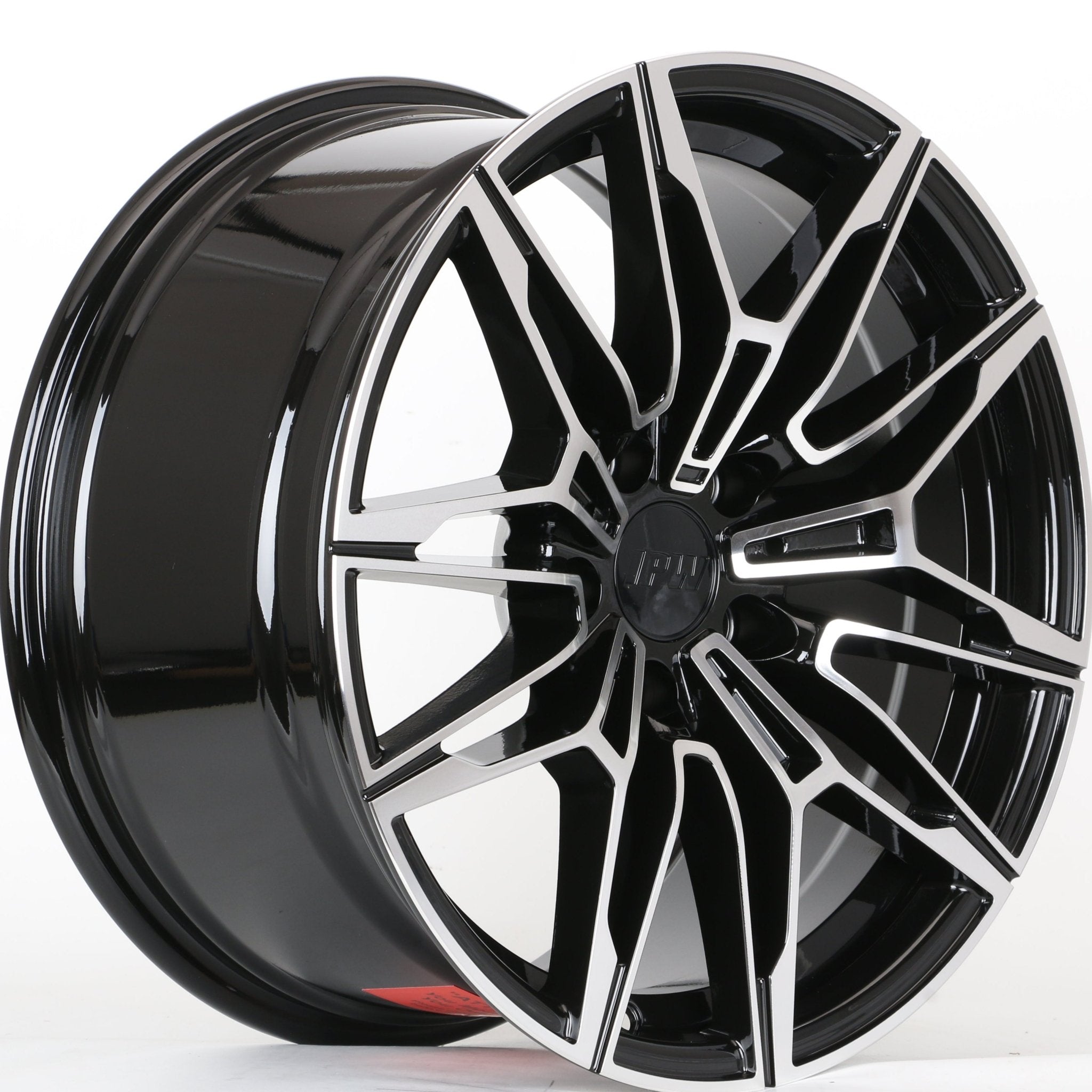 W714 D1677 Black Machined Face 19x9.0 ET35 5x120 CB72.56 - Gun Hill Tire House (WTW - WHOLESALE TIRES & WHEELS)