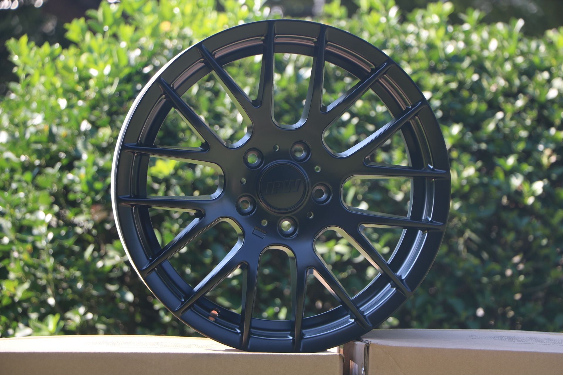 W725 Satin Black 18*9.0 ET35 5*120 CB72.56 - Gun Hill Tire House (WTW - WHOLESALE TIRES & WHEELS)