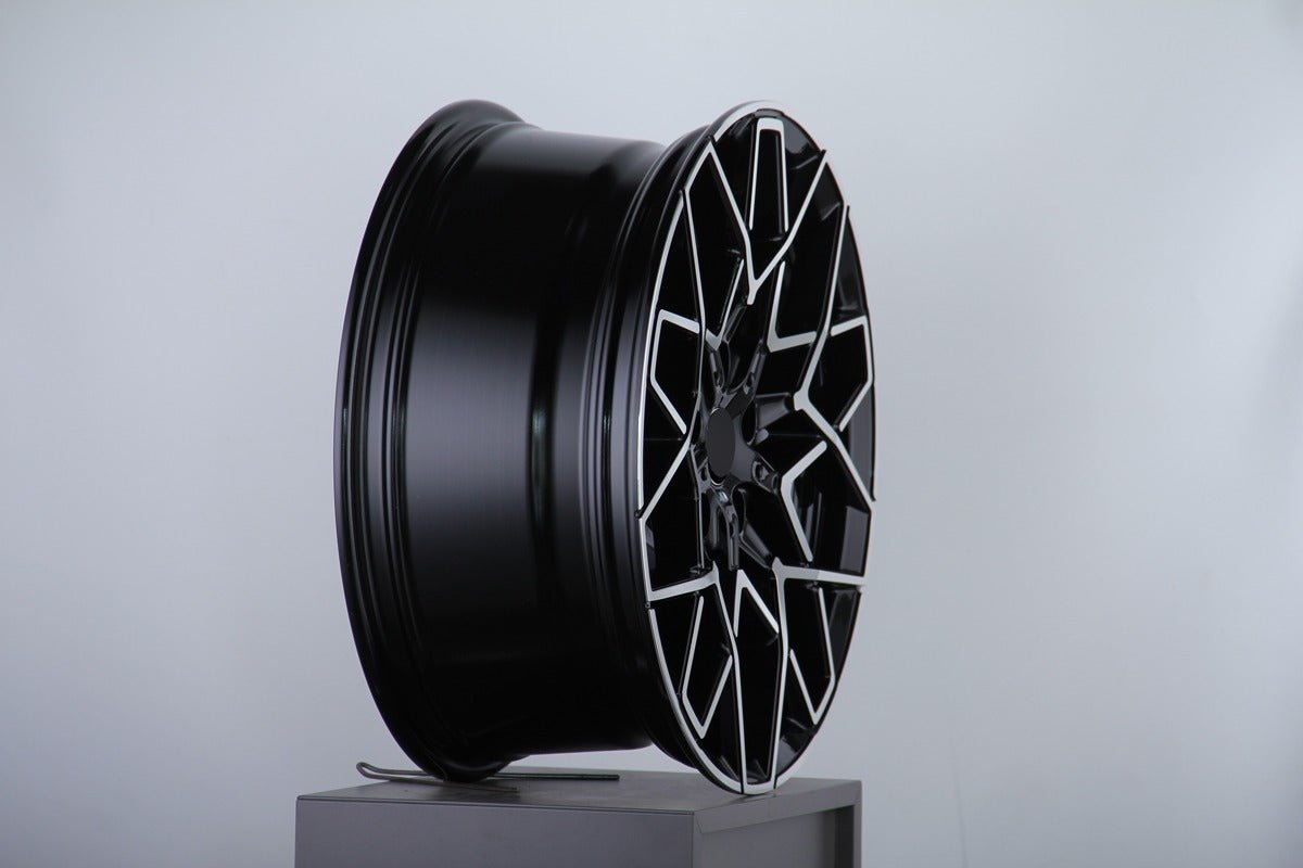 W736 775B Black Machined Face 19x9.0 ET40 5x120 CB72.56 - Gun Hill Tire House (WTW - WHOLESALE TIRES & WHEELS)