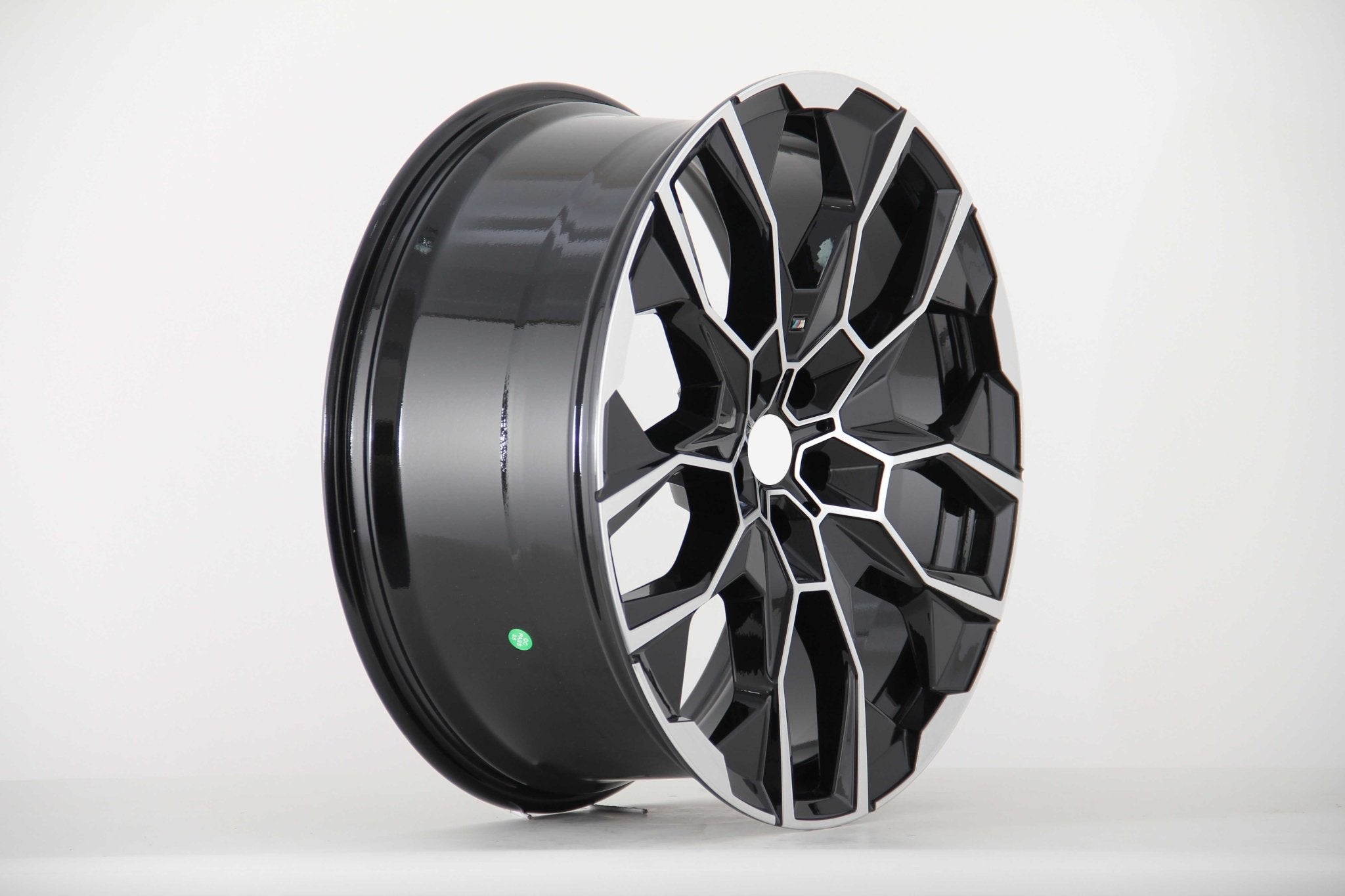 W746 IVF - 3151 Black Machined Face 22x9.5 ET37 5x120 CB74.1 - Gun Hill Tire House (WTW - WHOLESALE TIRES & WHEELS)