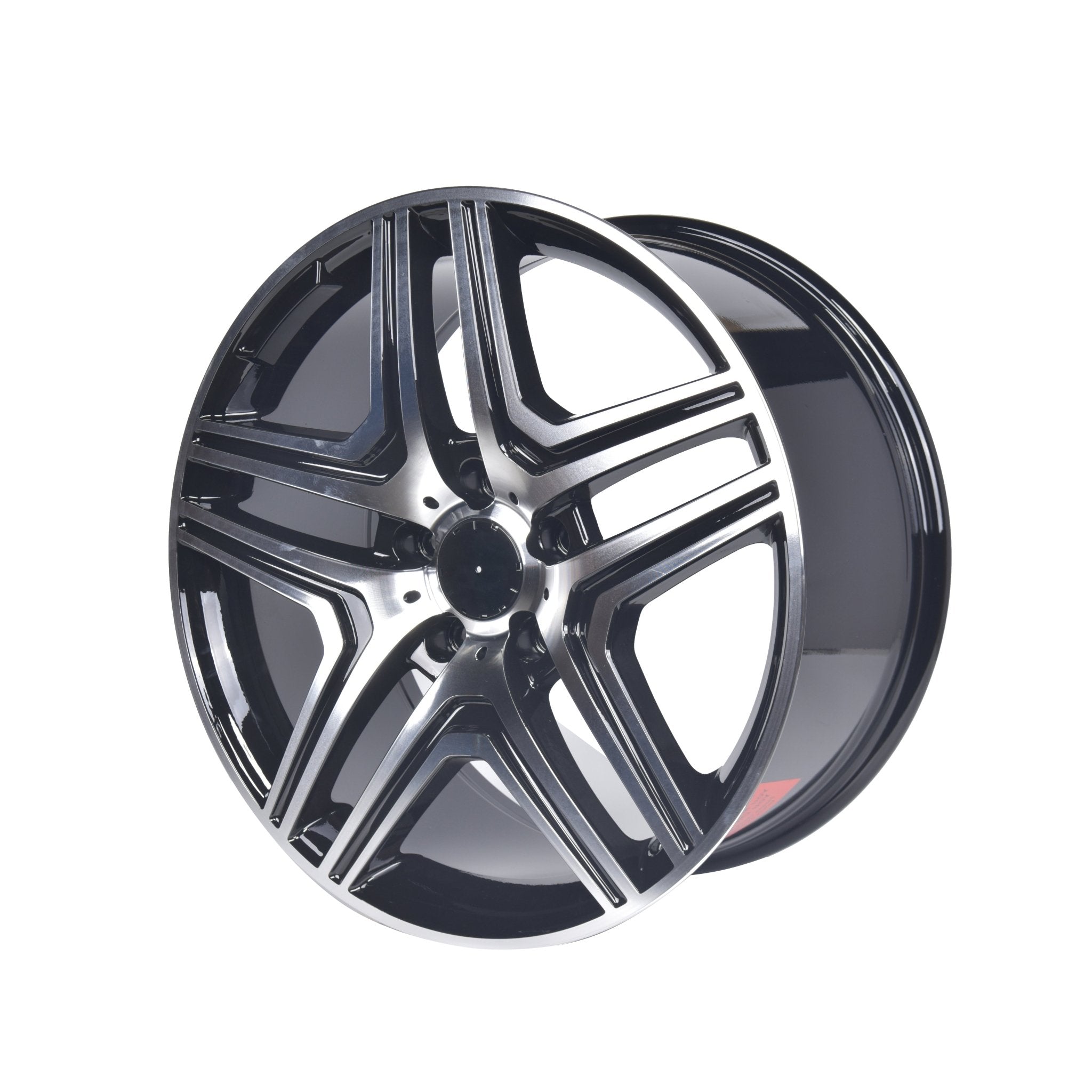 W824 157 Black Machined Face 22x10.0 ET45 5x130 CB84.1 - Gun Hill Tire House (WTW - WHOLESALE TIRES & WHEELS)