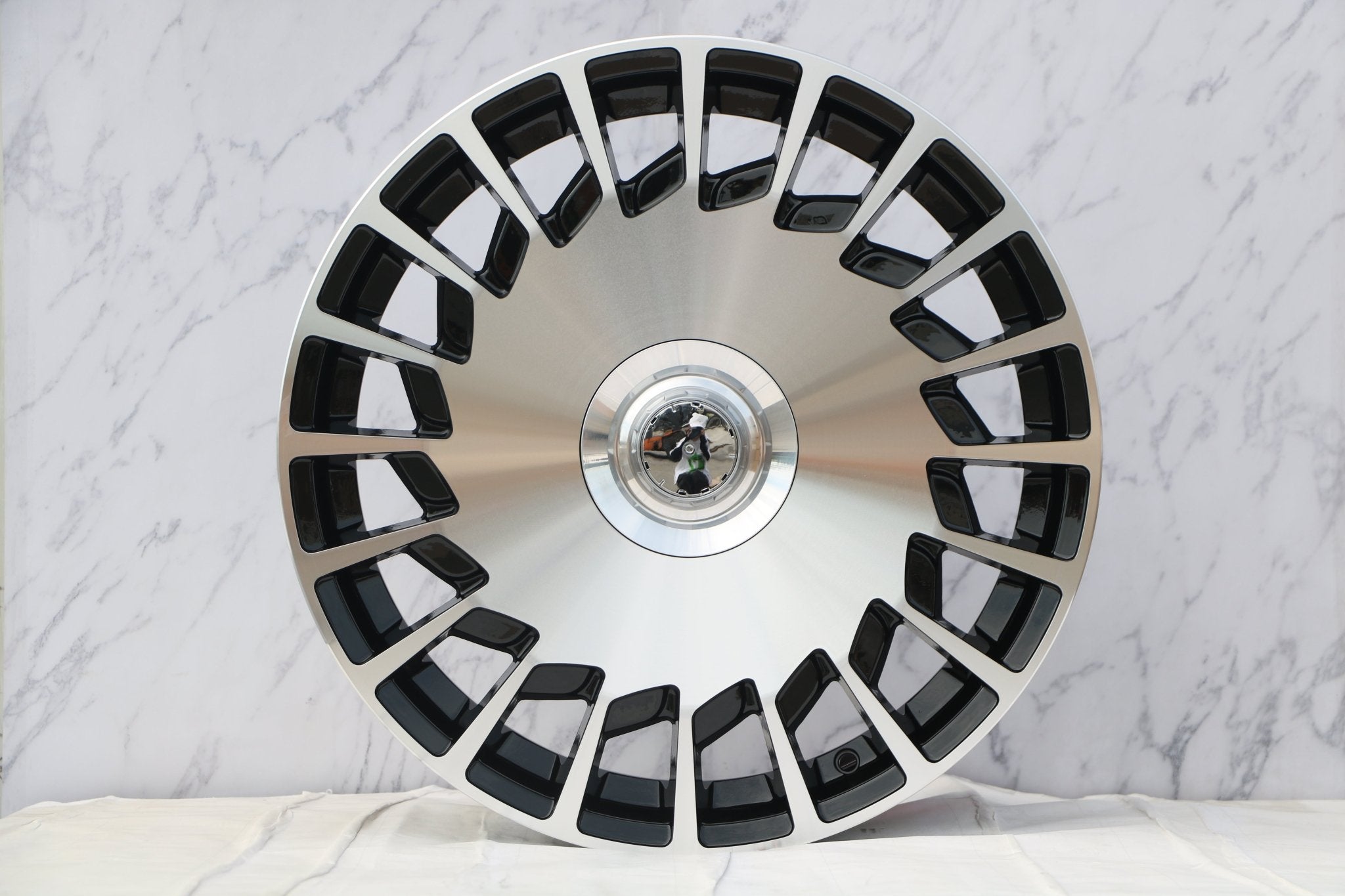 W835 Black Machined Face 20x9.5 ET35 5x112 CB66.6 - Gun Hill Tire House (WTW - WHOLESALE TIRES & WHEELS)
