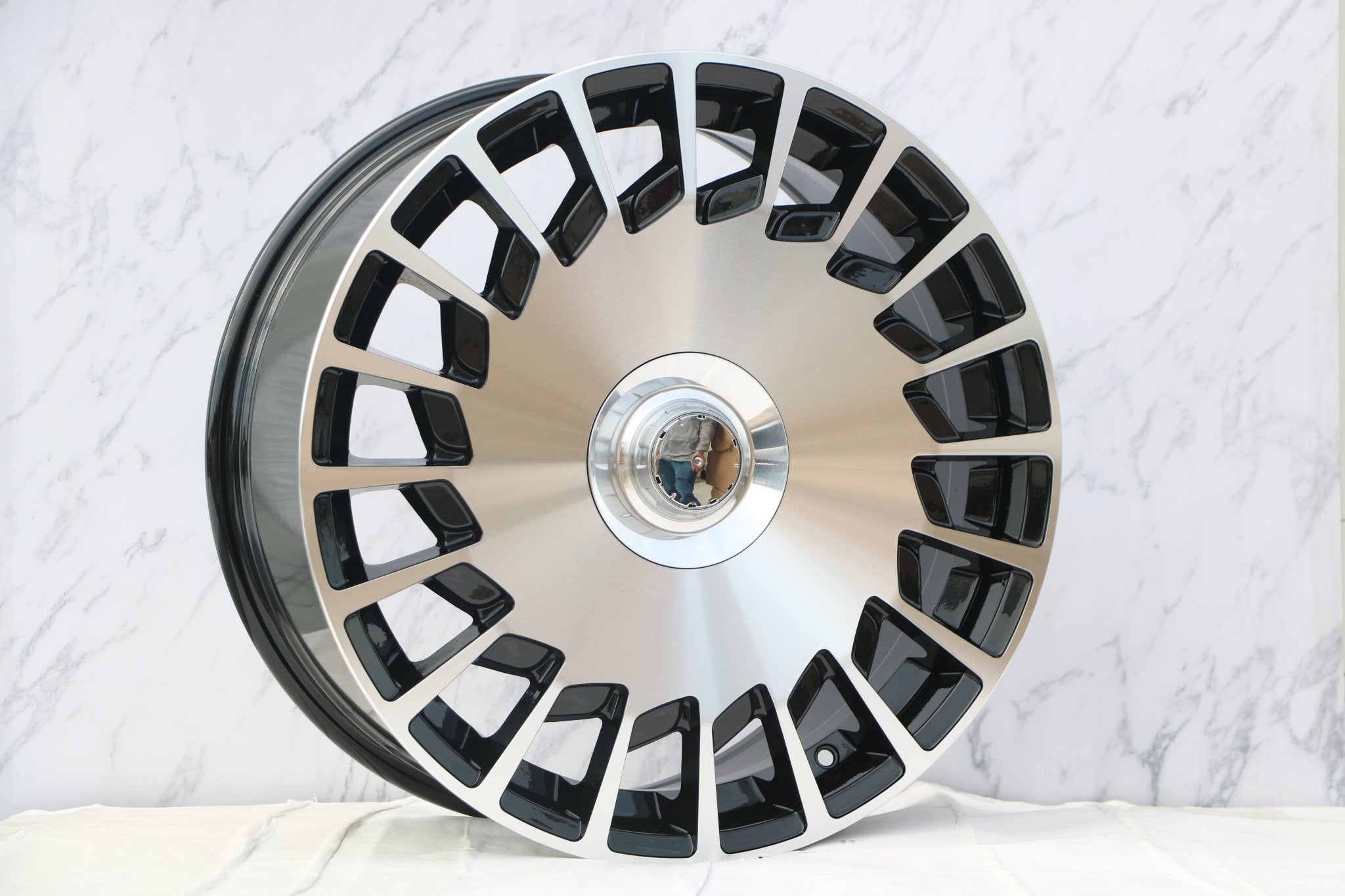 W835 Black Machined Face 20x9.5 ET35 5x112 CB66.6 - Gun Hill Tire House (WTW - WHOLESALE TIRES & WHEELS)