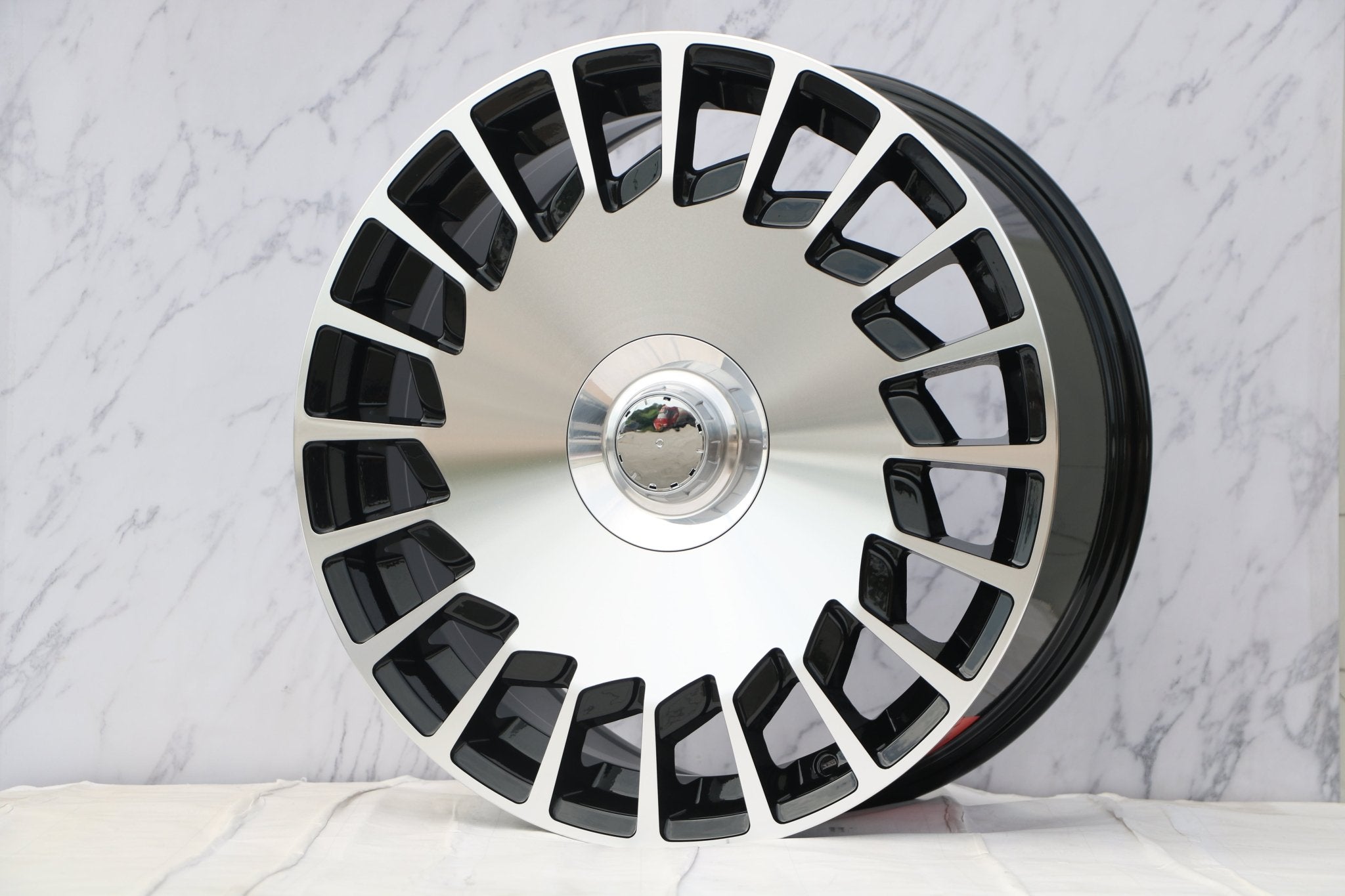 W835 Black Machined Face 20x9.5 ET35 5x112 CB66.6 - Gun Hill Tire House (WTW - WHOLESALE TIRES & WHEELS)
