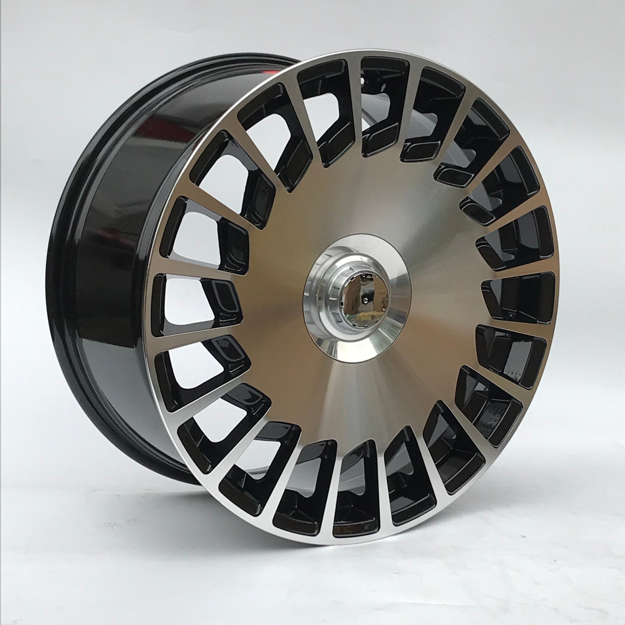 W835 Black Machined Face 20x9.5 ET35 5x112 CB66.6 - Gun Hill Tire House (WTW - WHOLESALE TIRES & WHEELS)