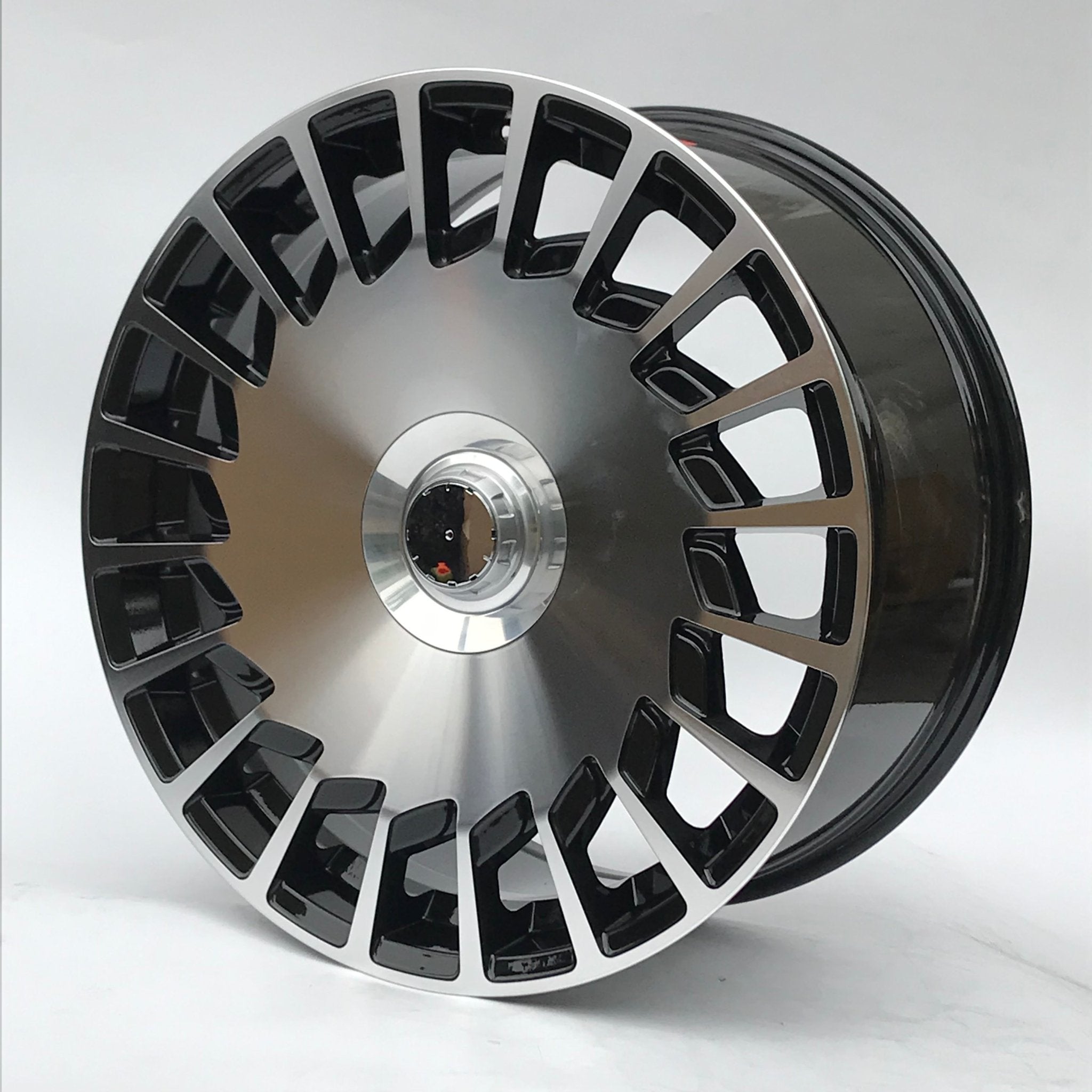 W835 Black Machined Face 20x9.5 ET35 5x112 CB66.6 - Gun Hill Tire House (WTW - WHOLESALE TIRES & WHEELS)