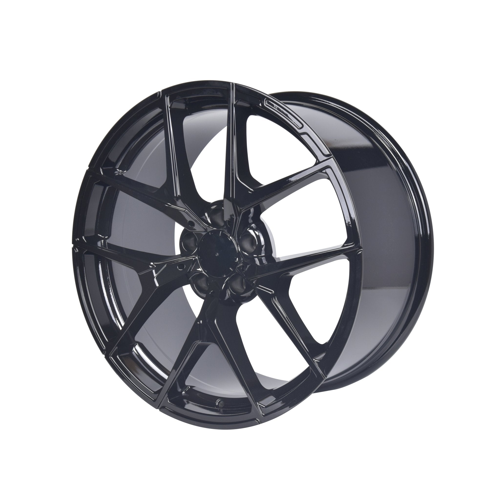 W838 Gloss Black 19x8.5 ET30 5x112 CB66.6 - Gun Hill Tire House (WTW - WHOLESALE TIRES & WHEELS)