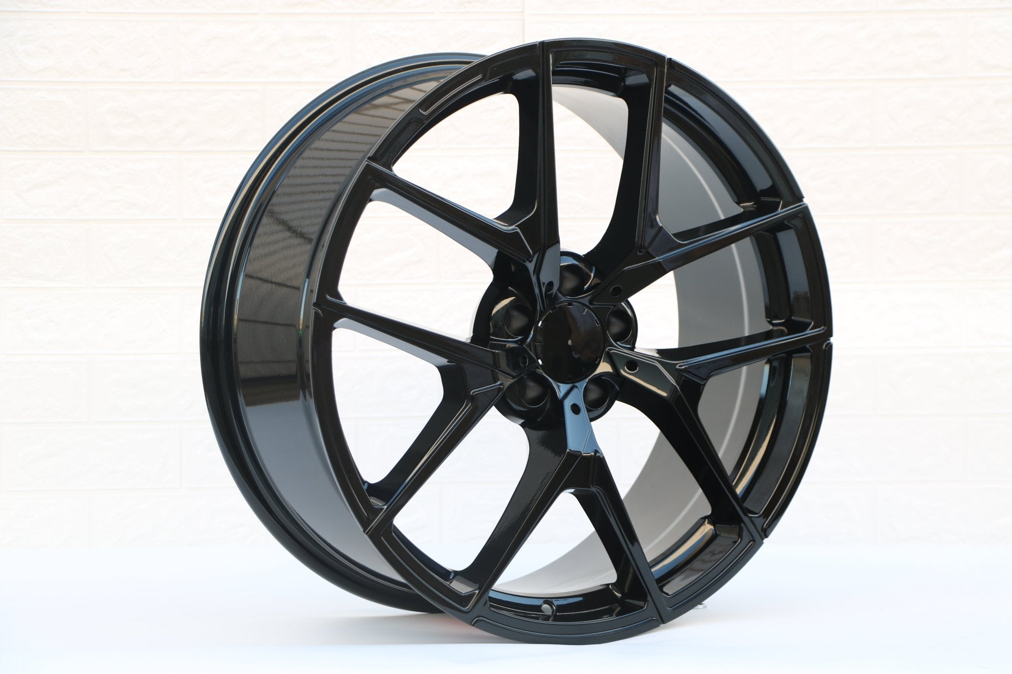 W838 Gloss Black 20x9.5 ET35 5x112 CB66.6 - Gun Hill Tire House (WTW - WHOLESALE TIRES & WHEELS)