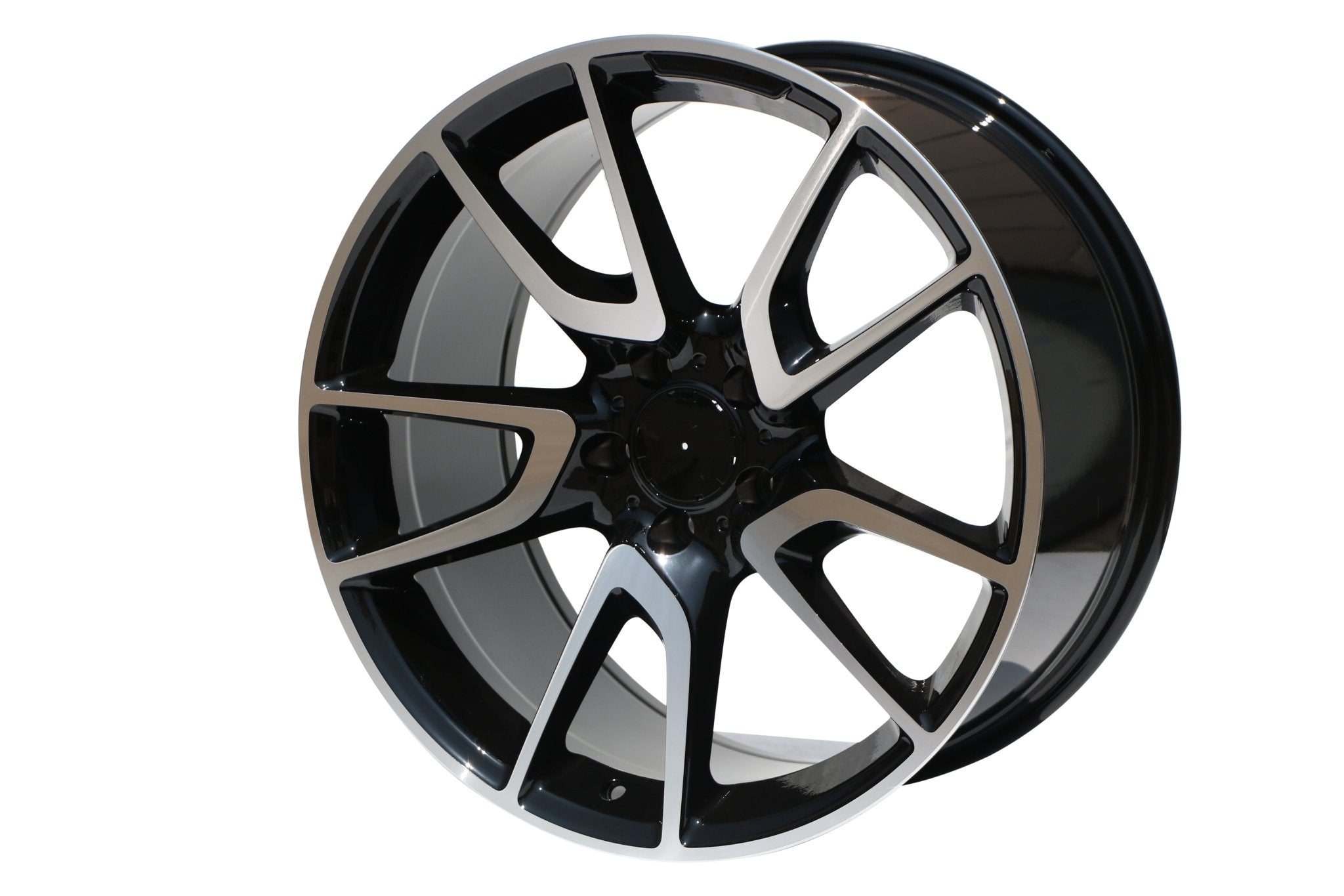 W839 1303 Black Machined Face 19x8.5 ET30 5x112 CB66.6 - Gun Hill Tire House (WTW - WHOLESALE TIRES & WHEELS)