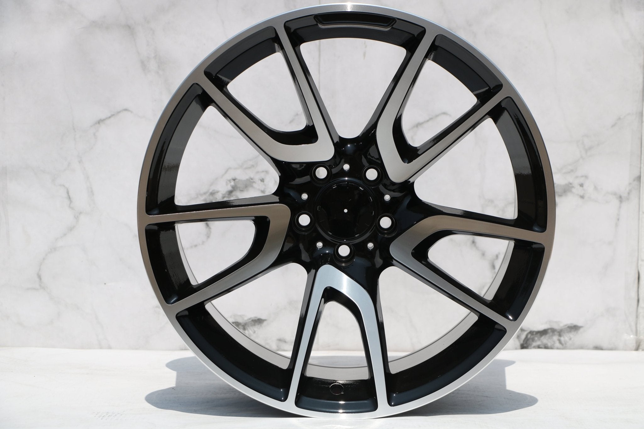 W839 Black Machined Face 20x8.5 ET35 5x112 CB66.6 - Gun Hill Tire House (WTW - WHOLESALE TIRES & WHEELS)