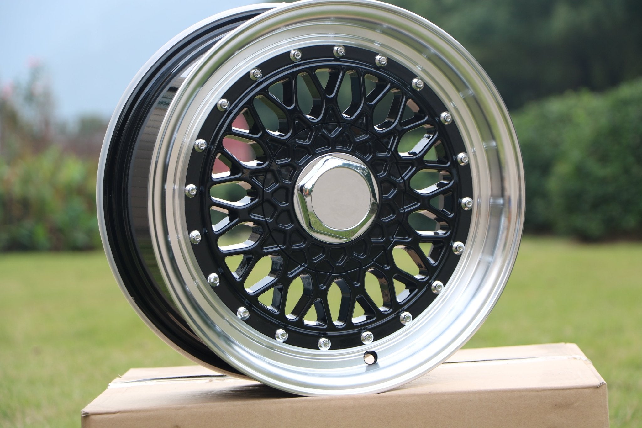 W883 479 Black Machined Lip 22x9.0 ET30 5x112/114.3/120 CB73.1 C479 - 03 - B - Gun Hill Tire House (WTW - WHOLESALE TIRES & WHEELS)