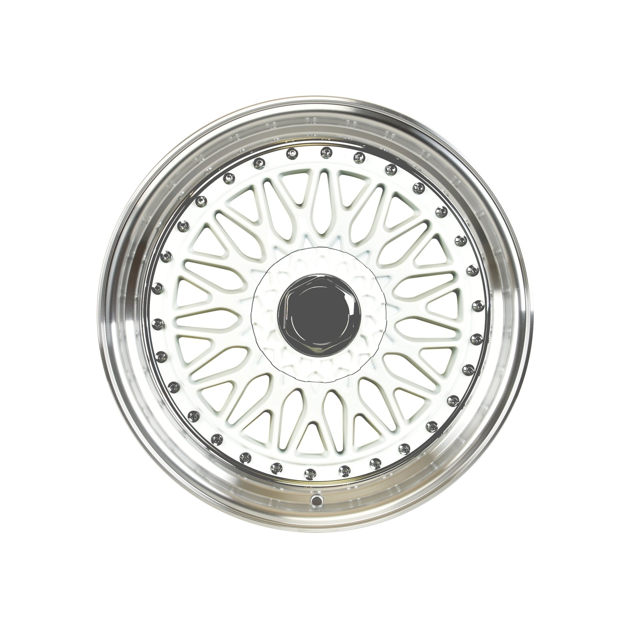 W883 White Machine Face 18x9.0 ET35 5x120/114.3 CB 73.1 - Gun Hill Tire House (WTW - WHOLESALE TIRES & WHEELS)