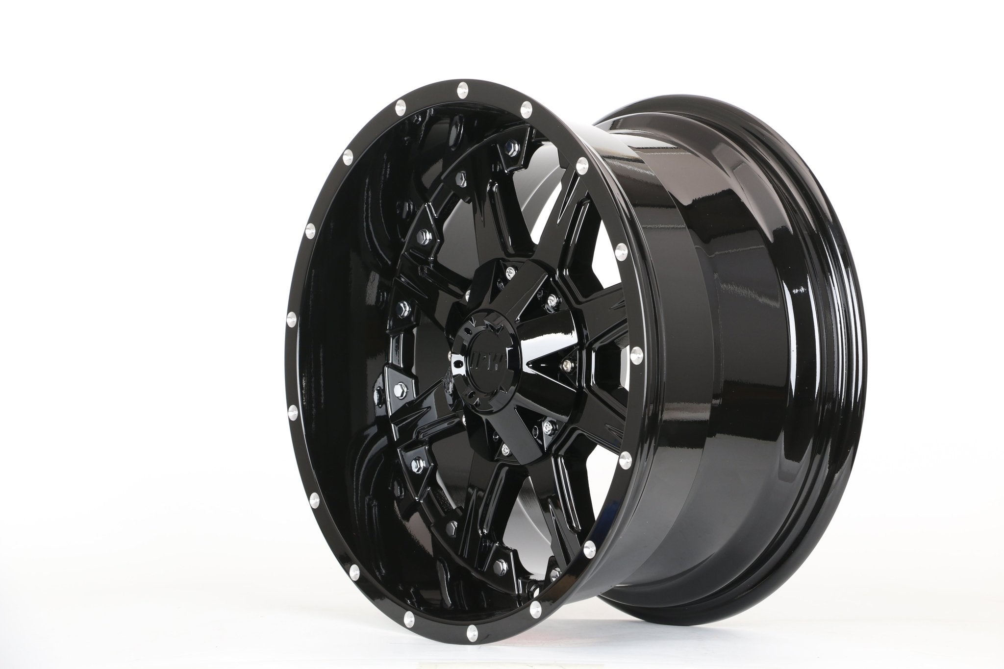 W927 1818 Gloss Black Milled 17x9.0 ET0 5x127 CB71.5 C1521IPW - B - Gun Hill Tire House (WTW - WHOLESALE TIRES & WHEELS)